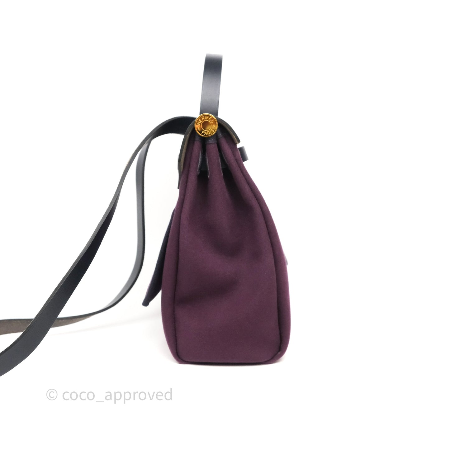 Hermès Herbag Zip 31 Retourne Cassis Bleu Indigo