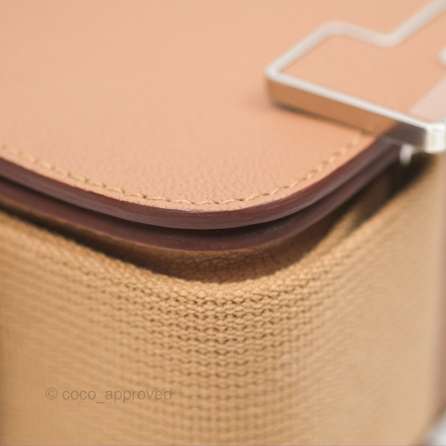 Hermès Geta Bag Chai 0M Quebracho 2J Palladium Hardware