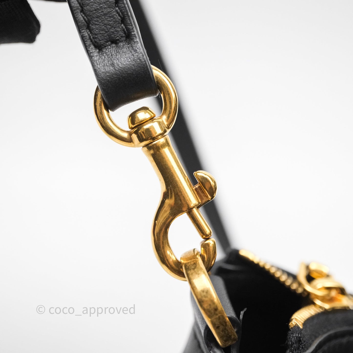 Balenciaga Rodeo Sling Pochette Leather Shoulder Bag Black Calfskin