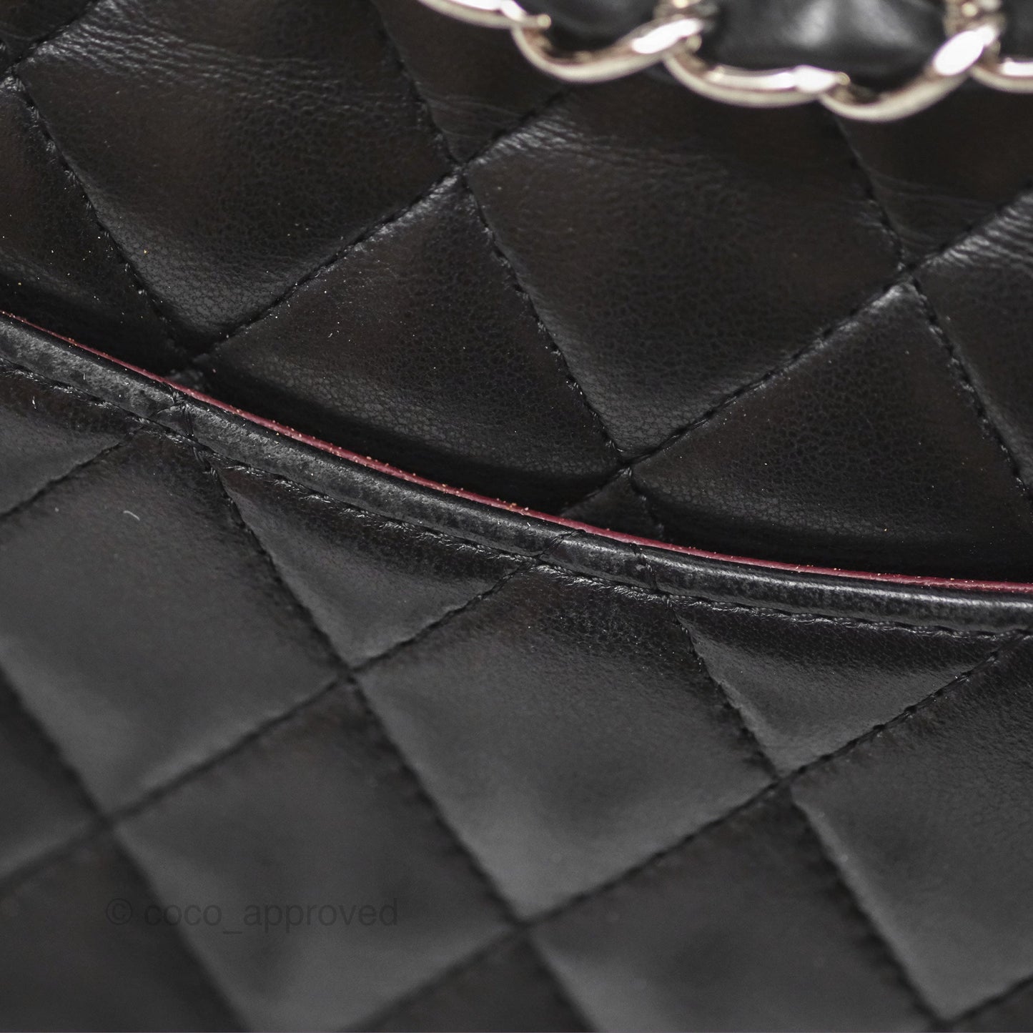 Chanel Small S/M Classic Flap Black Lambskin Silver Hardware
