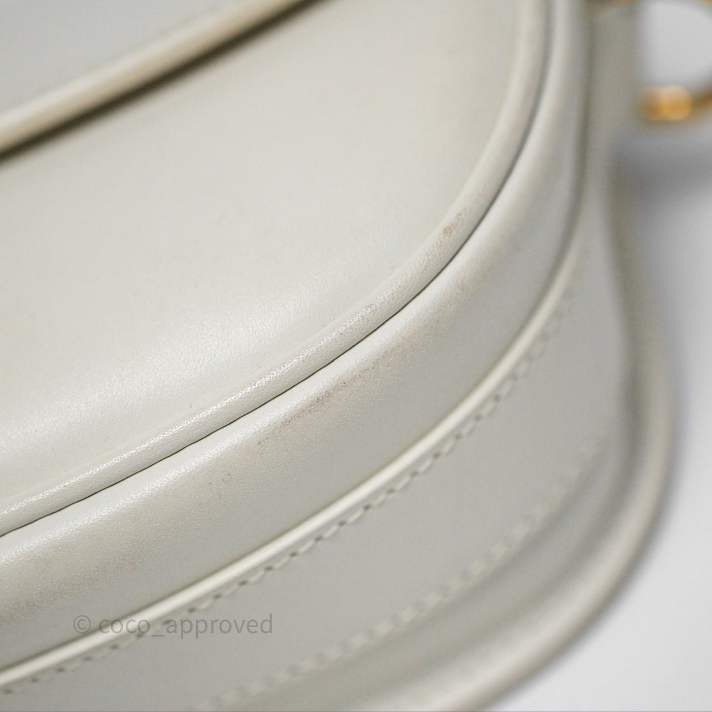 Christian Dior Bobby East-West Bag Calfskin White