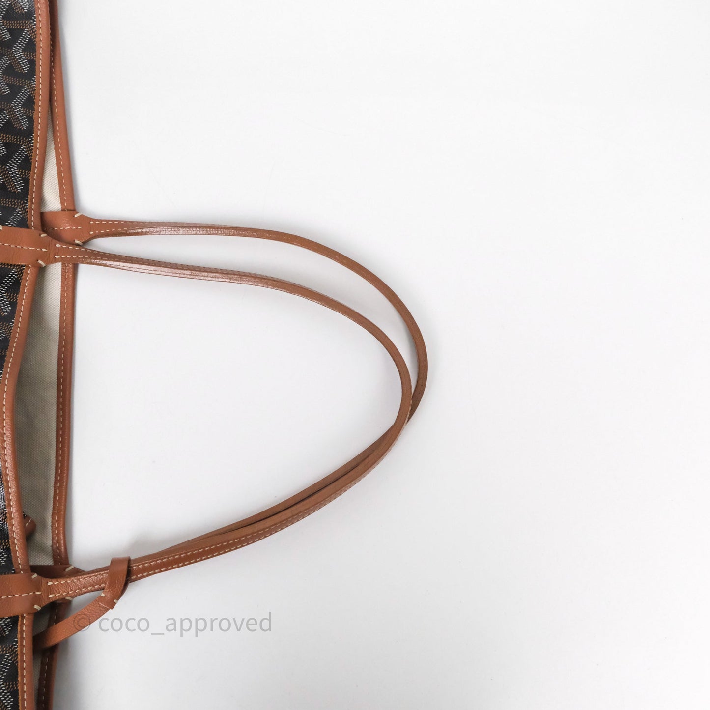 Goyard Saint Louis Tote Bag GM Black/Tan