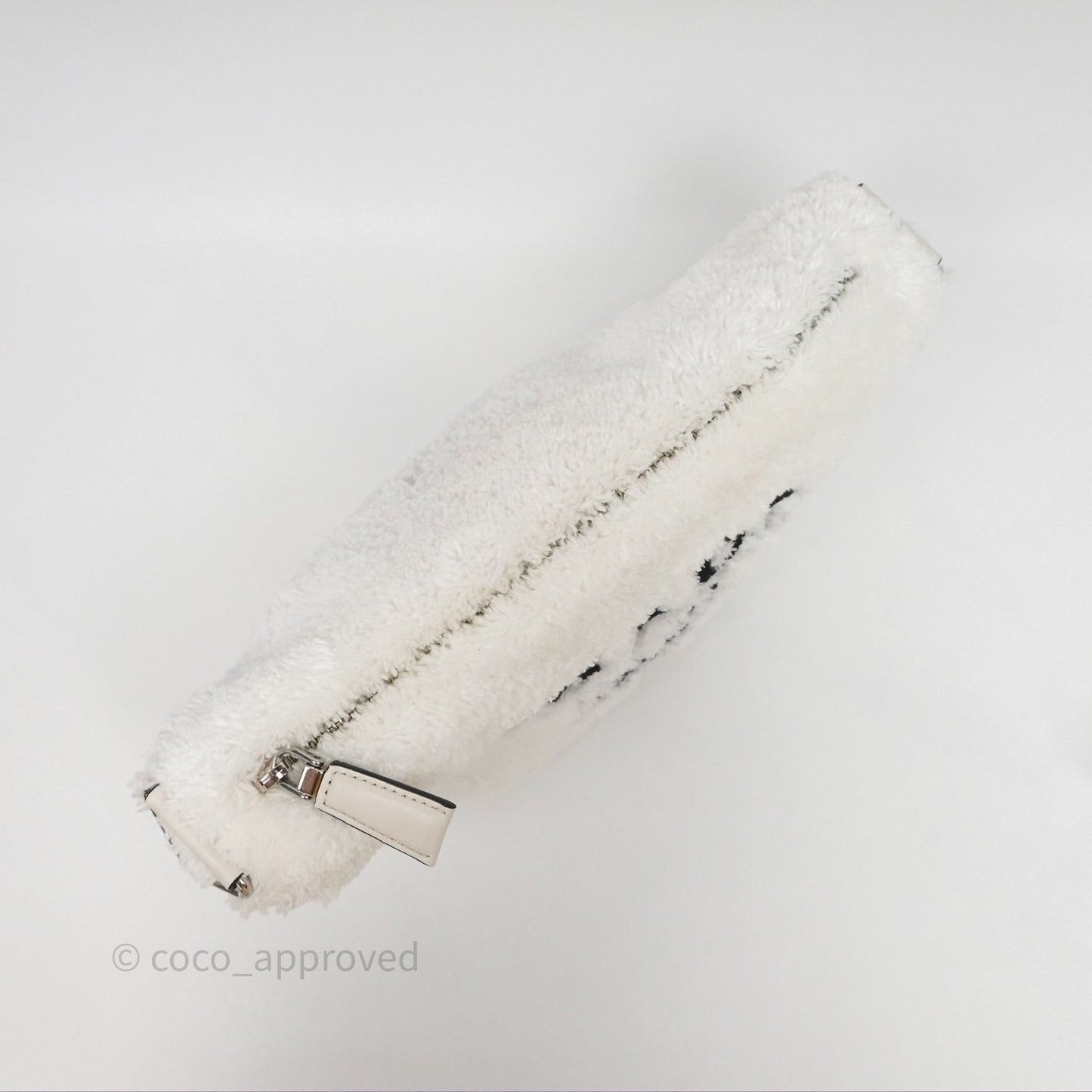 Prada Spugna Triangle White Bag
