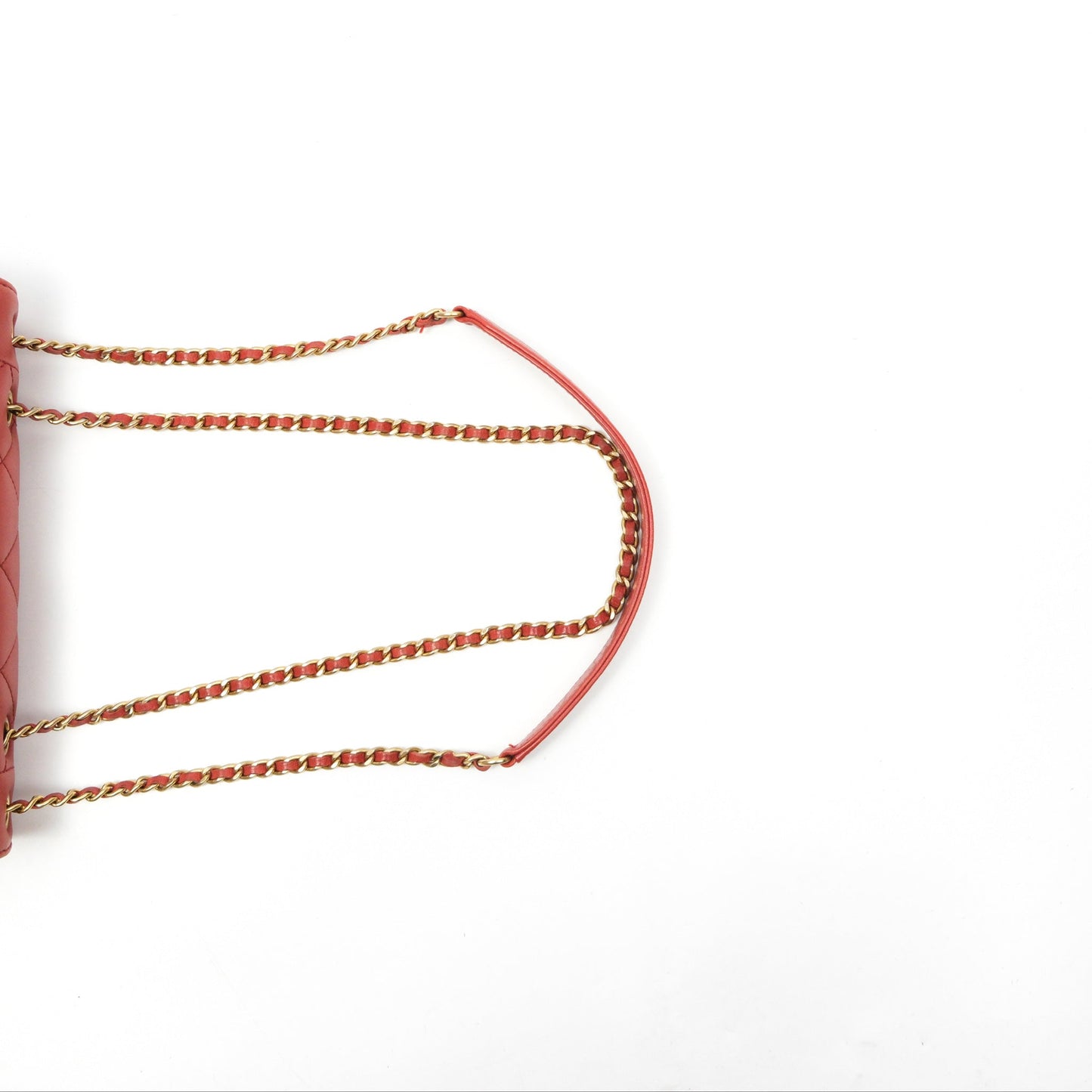 Chanel Diana Reissue Brick Red Gold Hardware