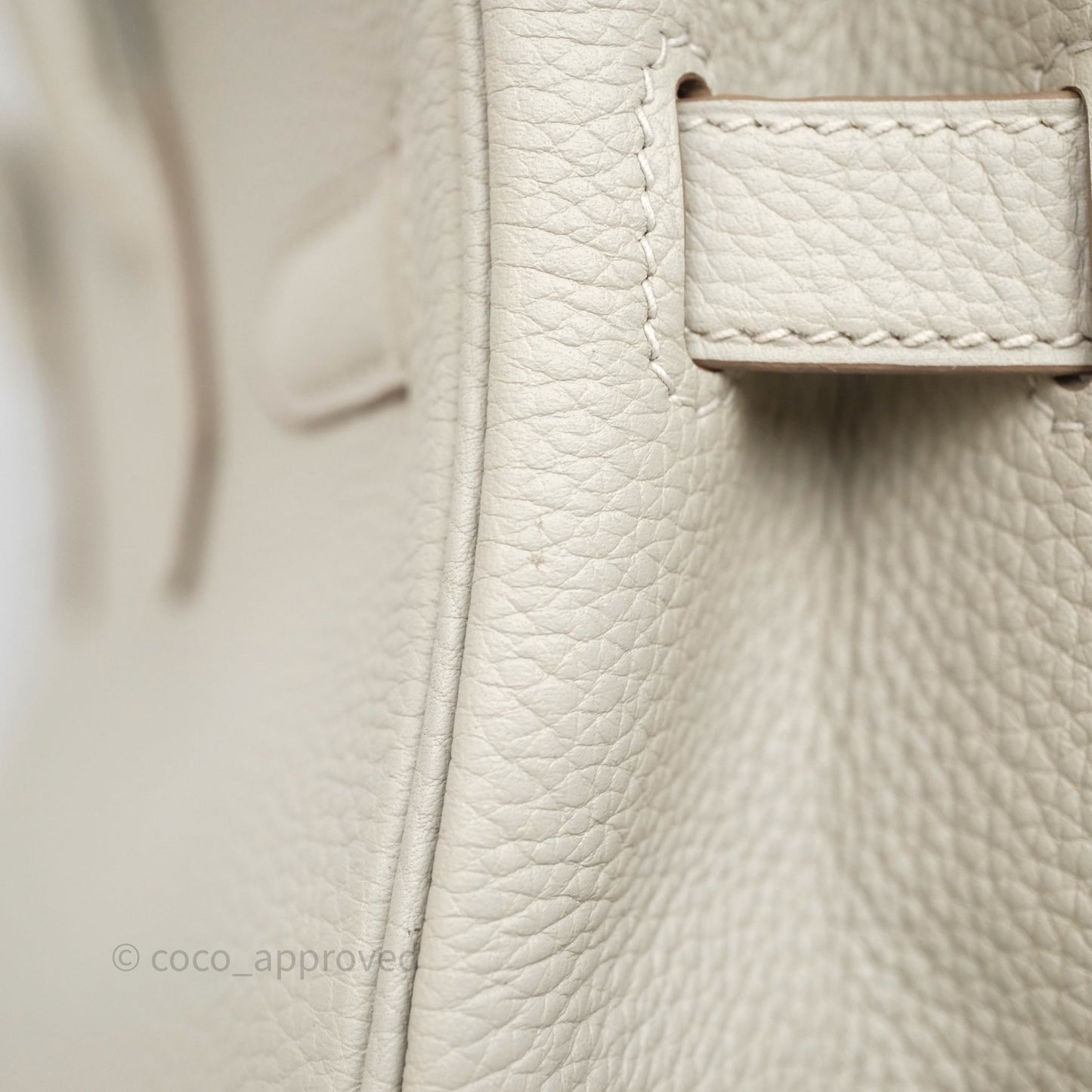 Hermès Birkin 30 Retourne Gris Perle 80 Togo Gold Hardware