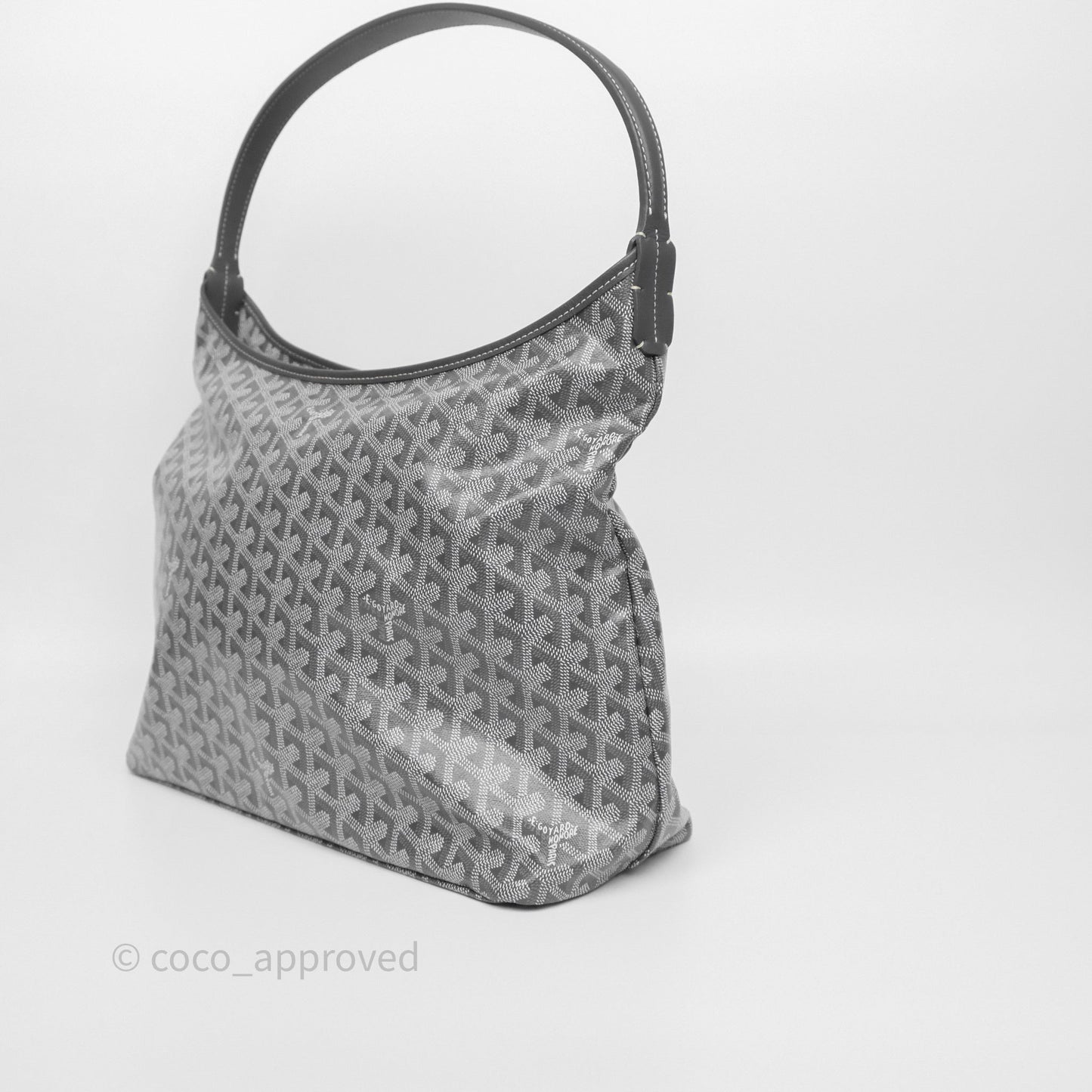 Goyard Bohème Hobo Bag Grey Goyardine Canvas