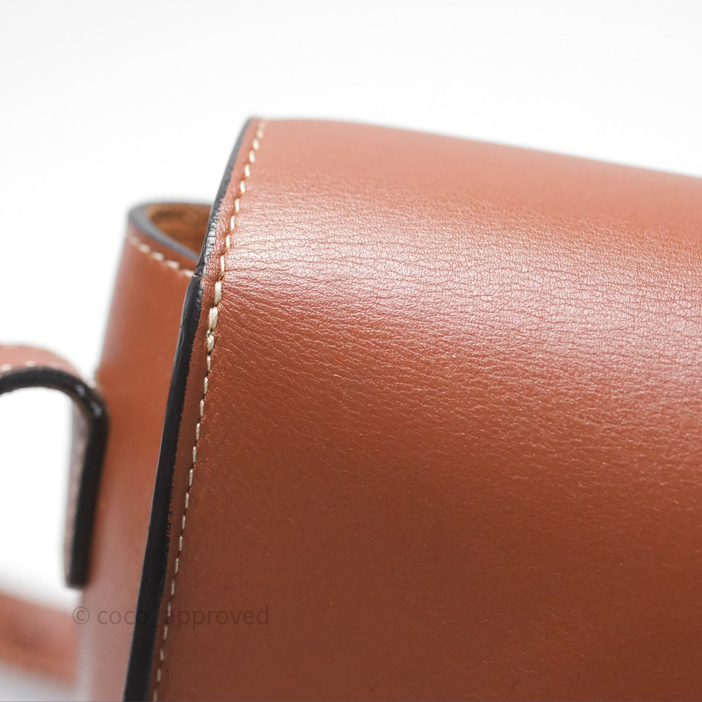 Celine Folco Cuir Triomphe in Smooth Calfskin Tan