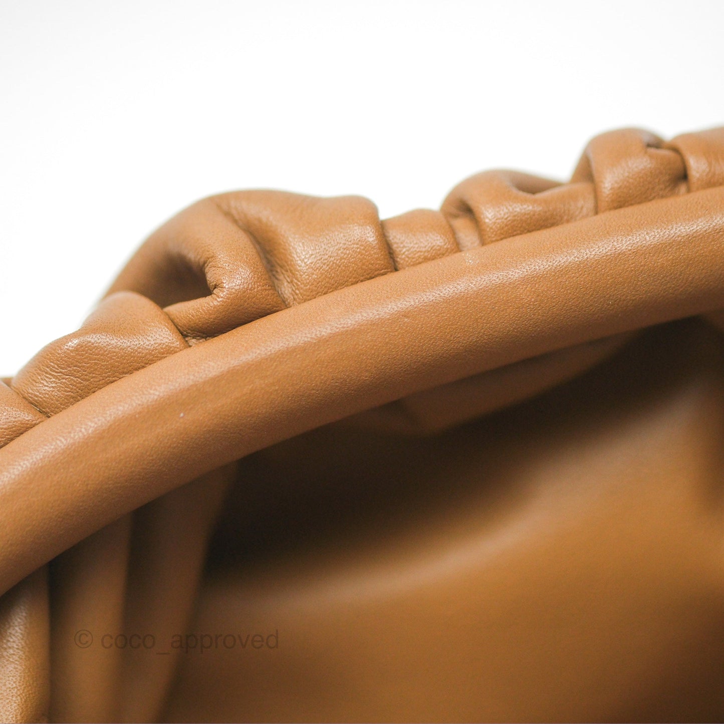 Bottega Veneta The Mini Pouch Camel Butter Calfskin