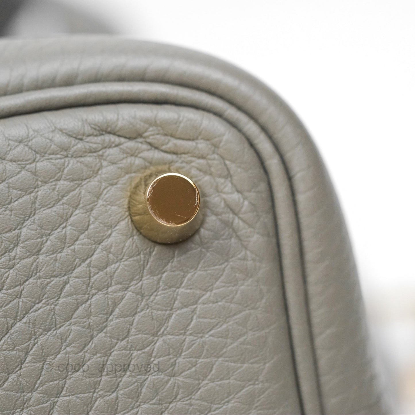 Hermès Picotin Lock 18 Gris Meyer 0L Clemence Gold Hardware