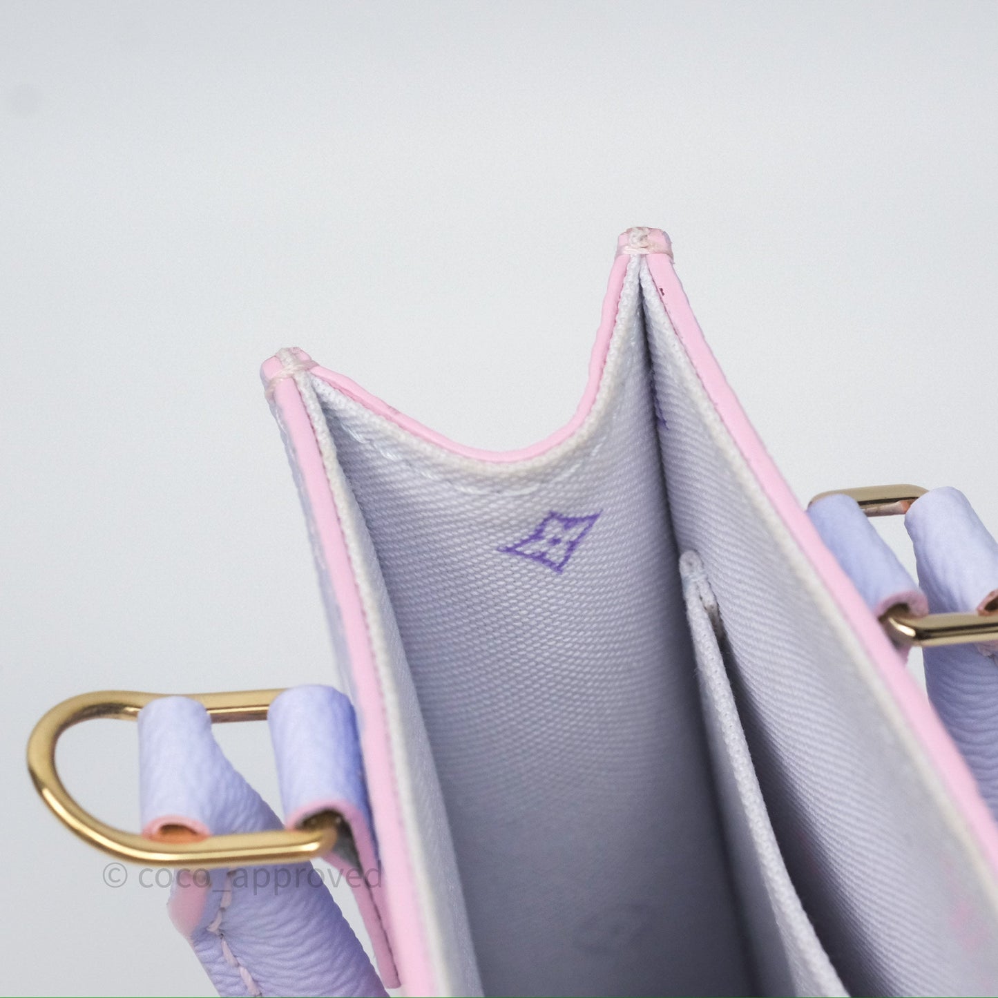 Louis Vuitton Petit Sac Plat Bag Sunrise Pastel