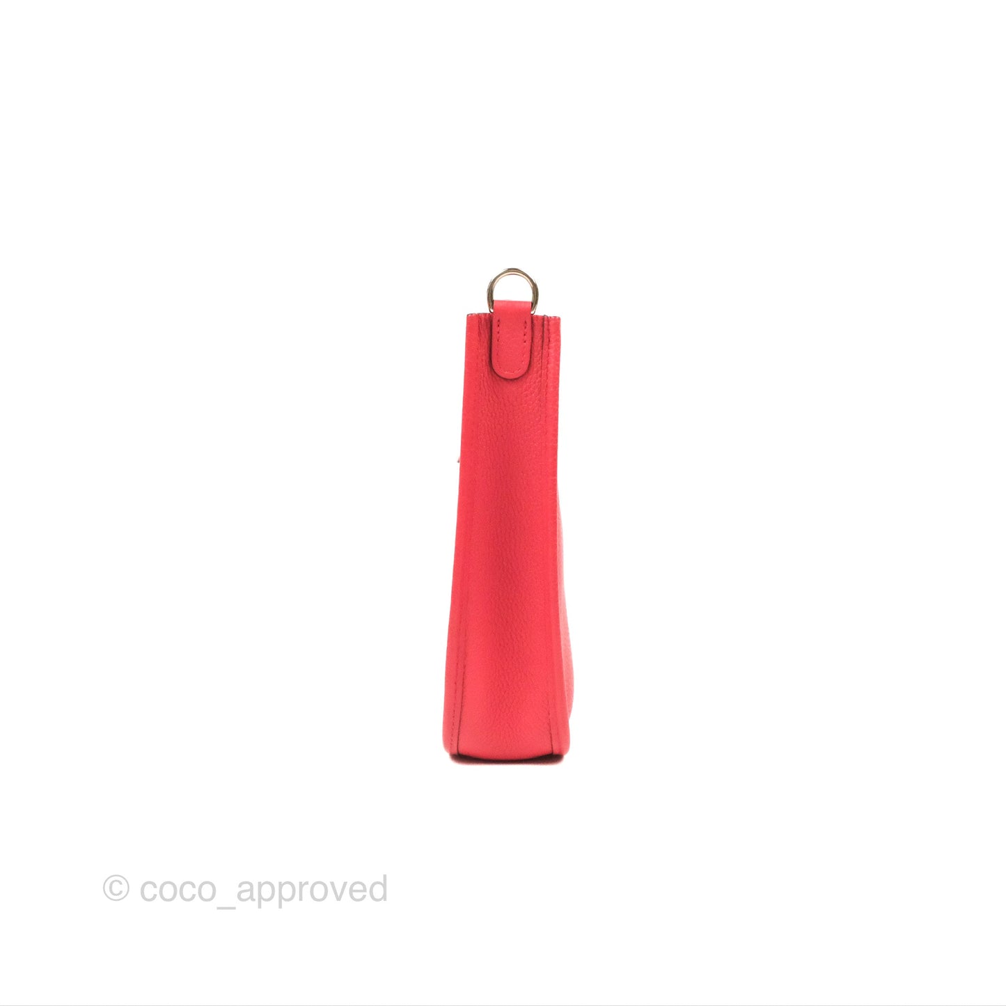 Hermès Mini Evelyne 16 Bougainvillier/ Rouge Pivoine TM Palladium Hardware