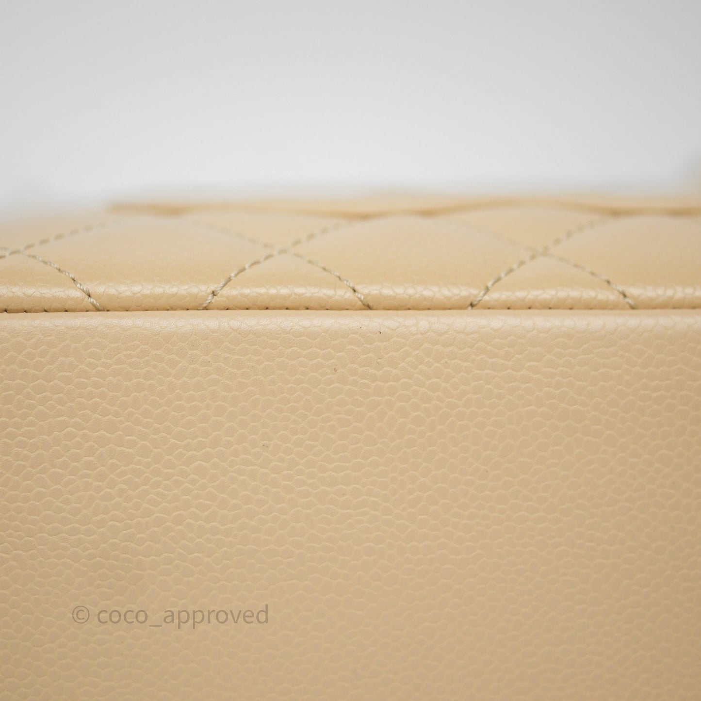 Chanel PST Tote Beige Caviar Gold Hardware