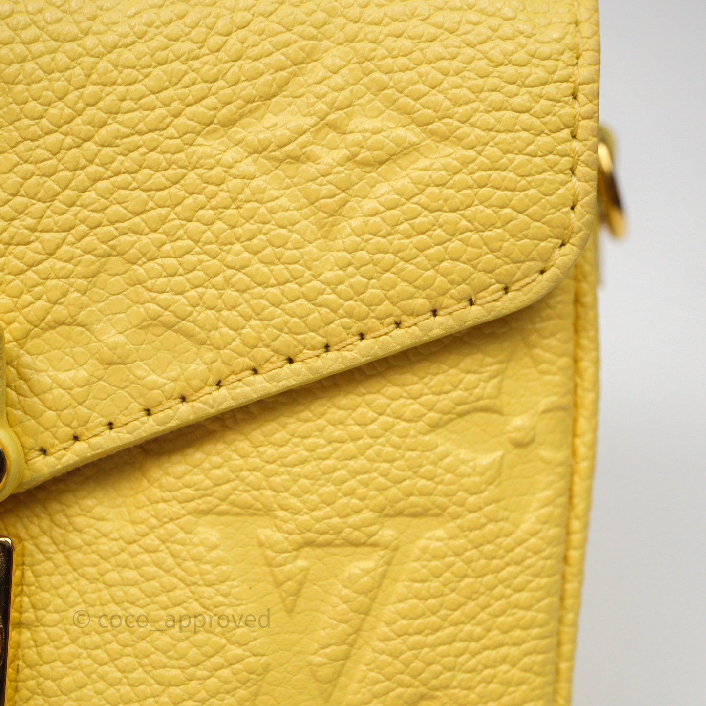 Louis Vuitton Monogram Micro Metis Bag Empreinte Yellow