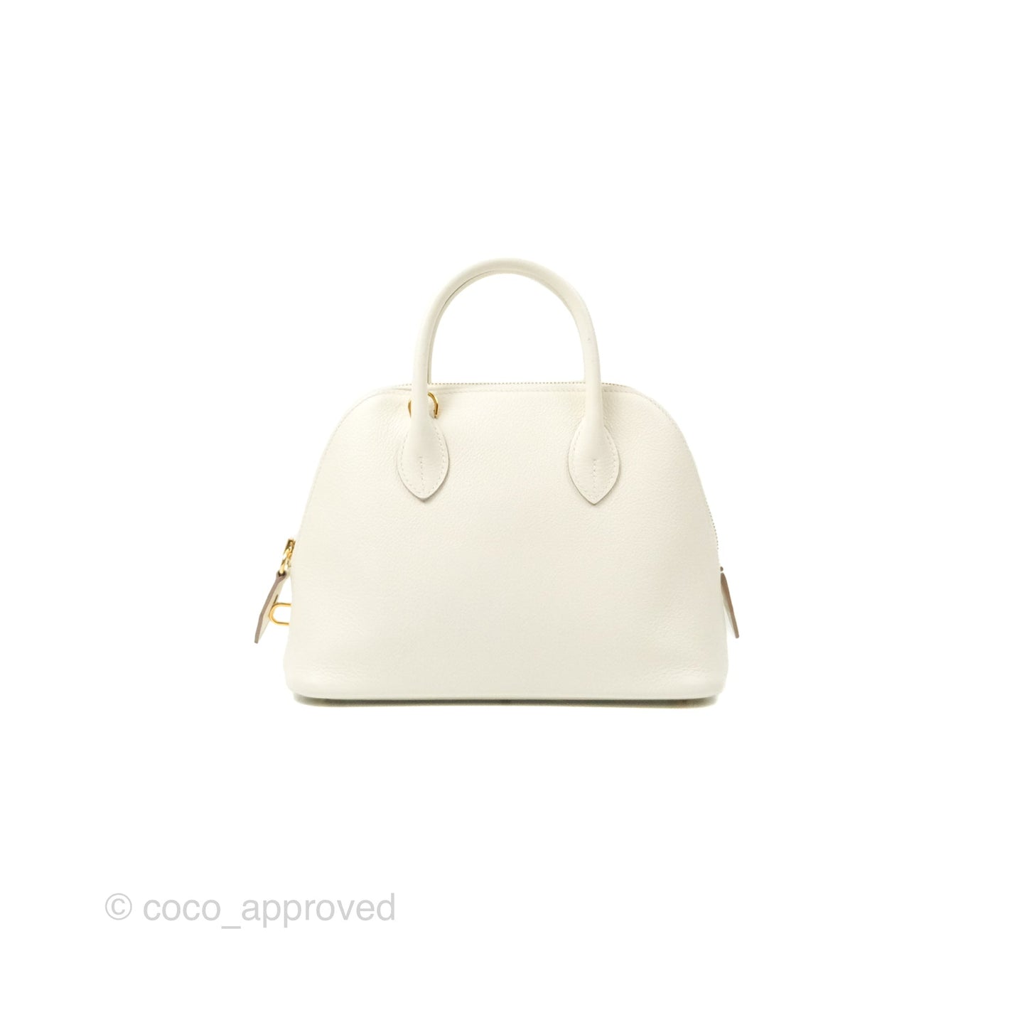Hermès Bolide 1923 25 Mushroom 0T/Biscuit 48 Evercolor Gold Hardware