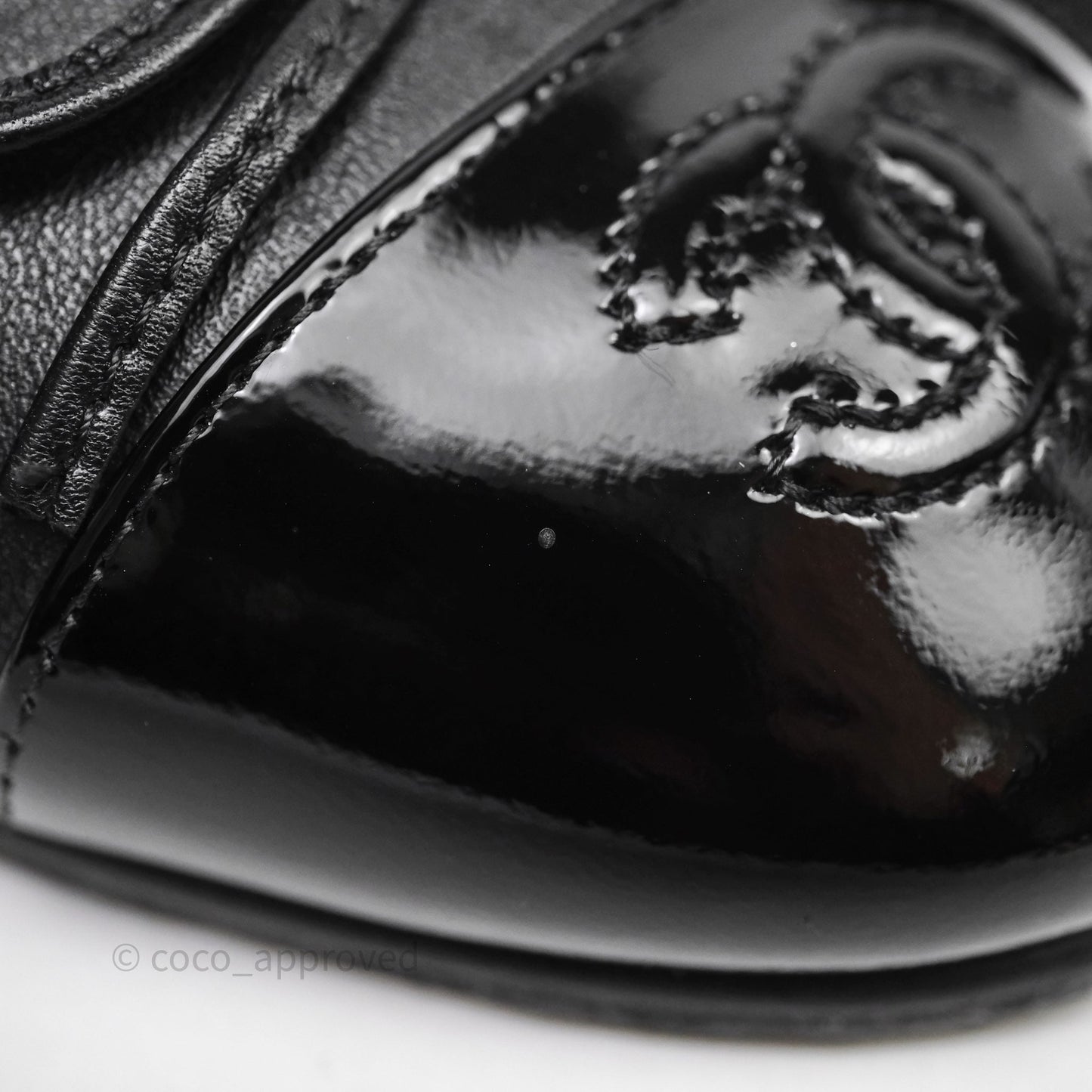Chanel Ballet Flats Black Size 36.5