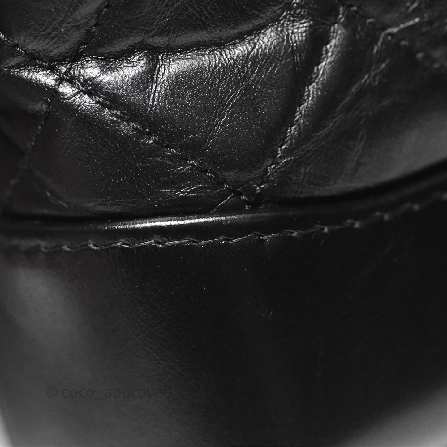 Chanel Small Gabrielle Hobo Quilted Black Aged Calfskin