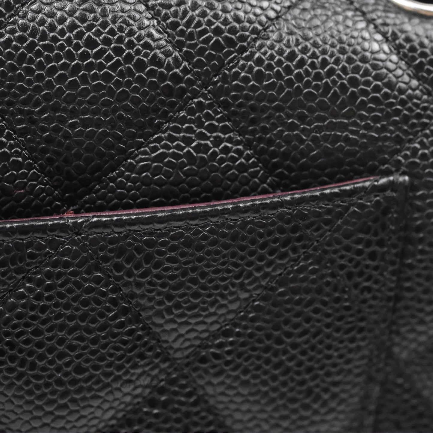 Chanel Jumbo Double Flap Black Caviar Silver Hardware⁣⁣