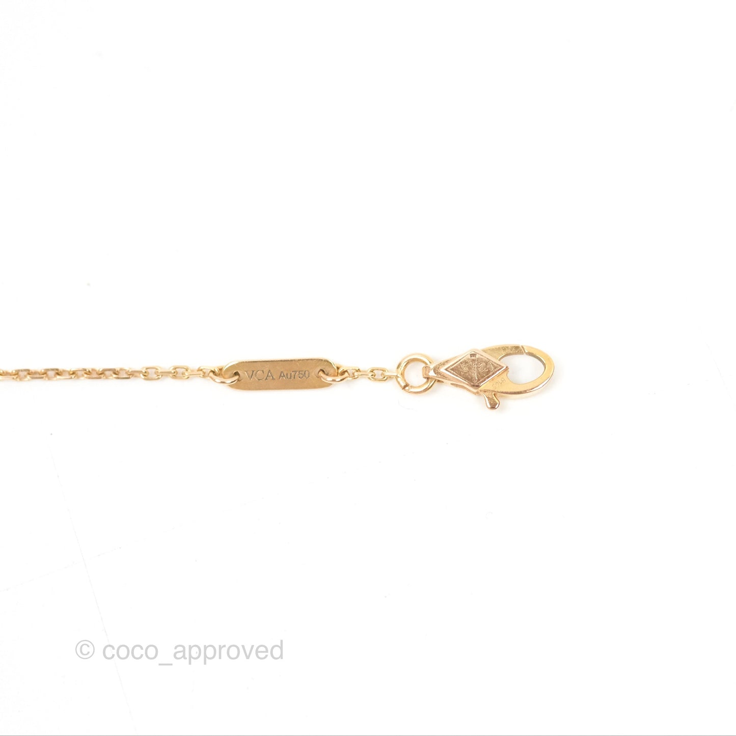 Van Cleef & Arpels Sweet Alhambra Bracelet Rose Gold Red Carnelian