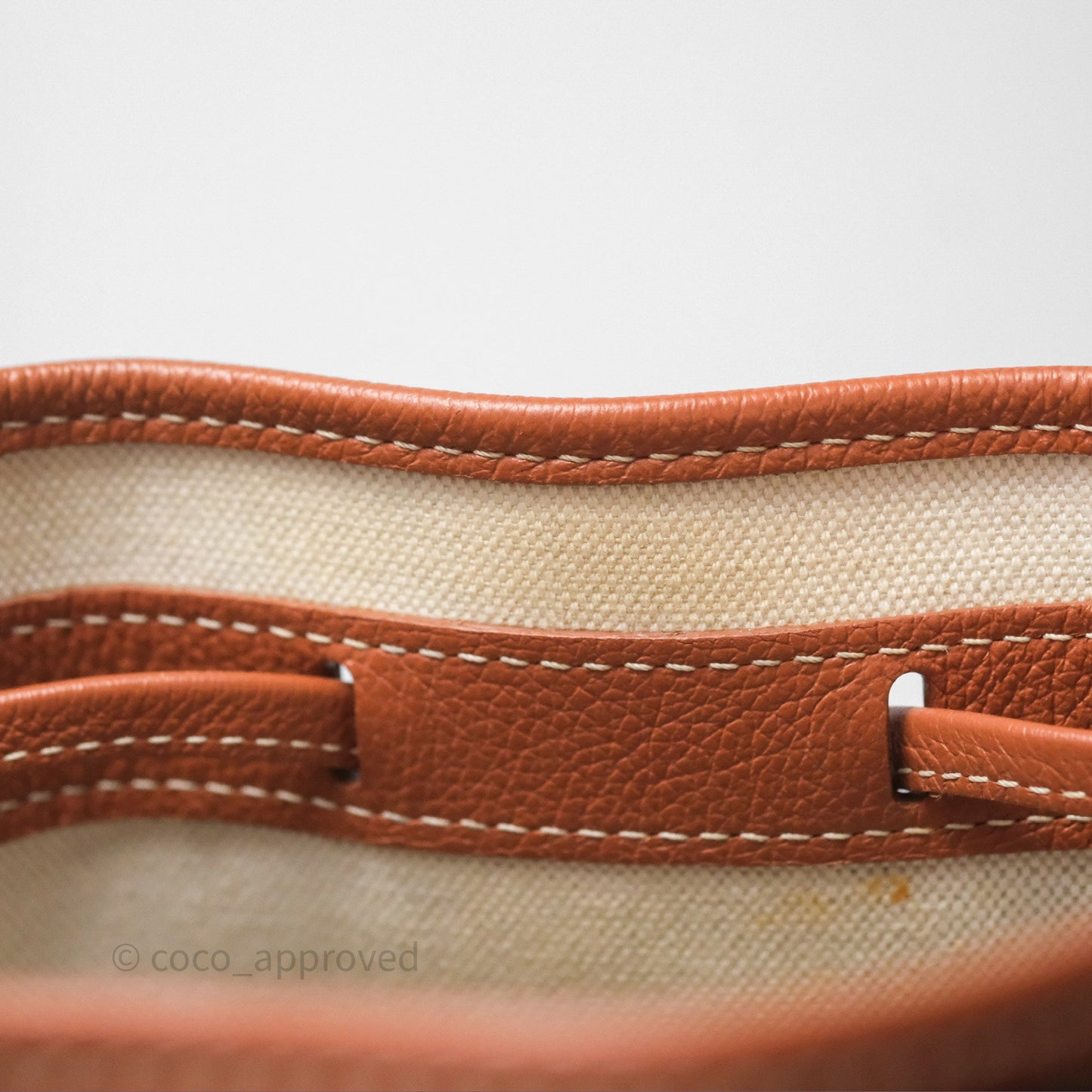 Goyard Petit Flot Bucket Bag Black & Tan Goyardine