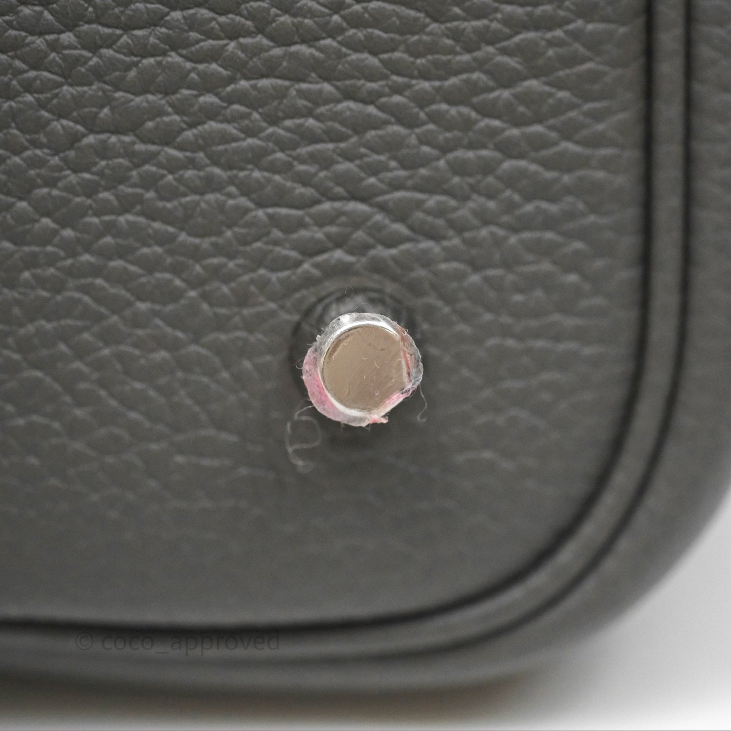 Hermès Picotin 22 Gris Meyer Taurillon Maurice Palladium Hardware