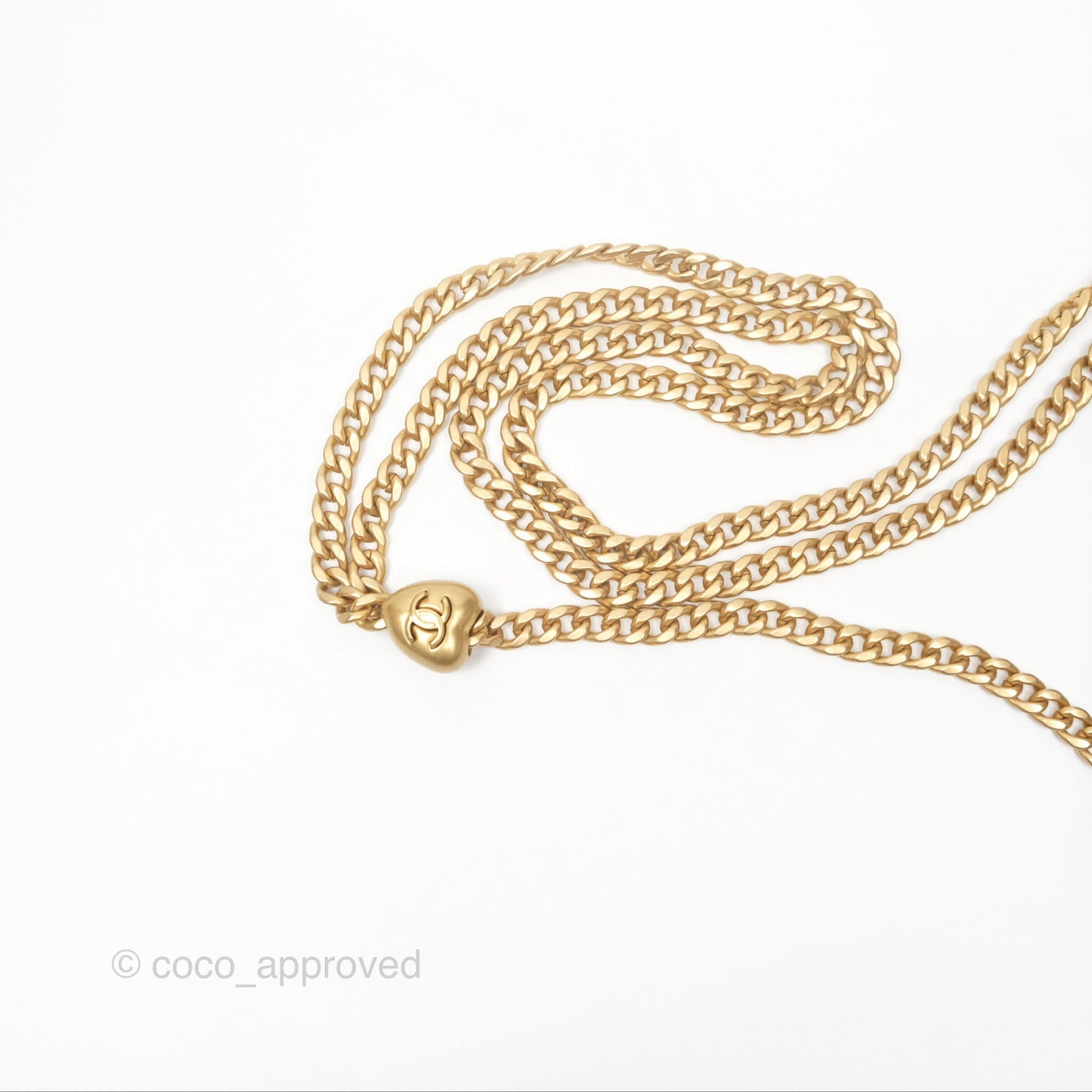 Chanel Mini Flap Bag Heart Adjustable Chain Grey Caviar Aged Gold Hardware