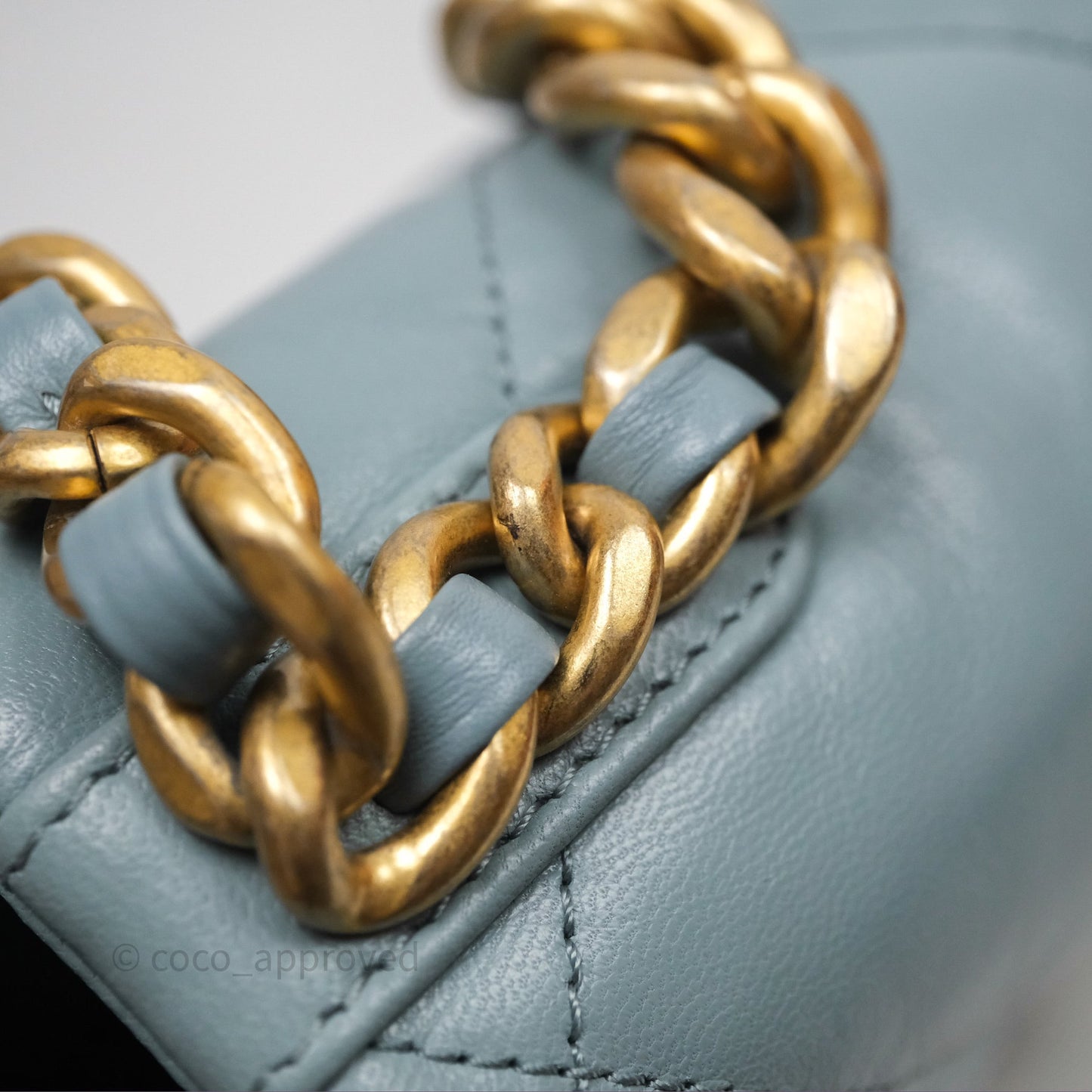 Chanel 19 Small Blue Mixed Hardware