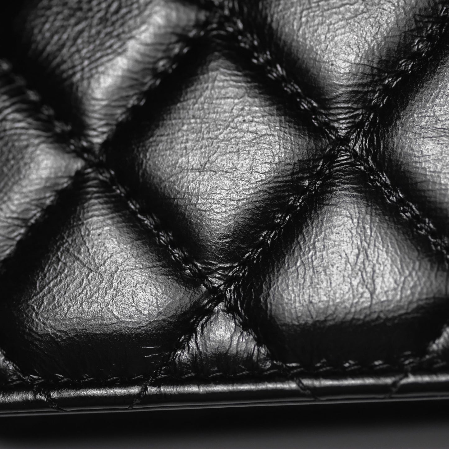 Chanel Mini Crystal Top Handle Wallet On Chain WOC Black Calfskin Gun Metal Hardware 23K