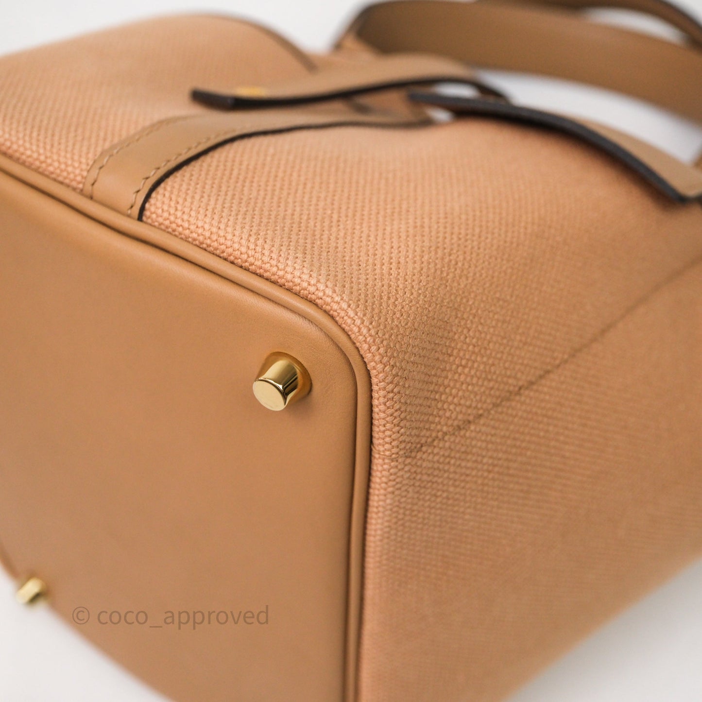 Hermes Picotin Lock 18 Cargo Pockets Chai 0M Goeland/Swift Gold Hardware