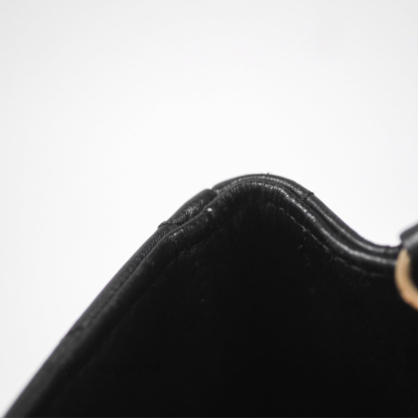 Chanel Mini Rectangular Chevron Black Lambskin Gold Hardware