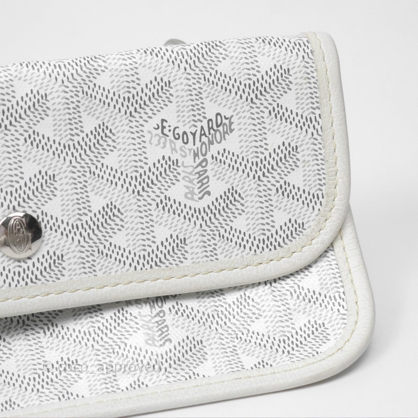 Goyard Saint Louis Tote Bag GM Blanc White
