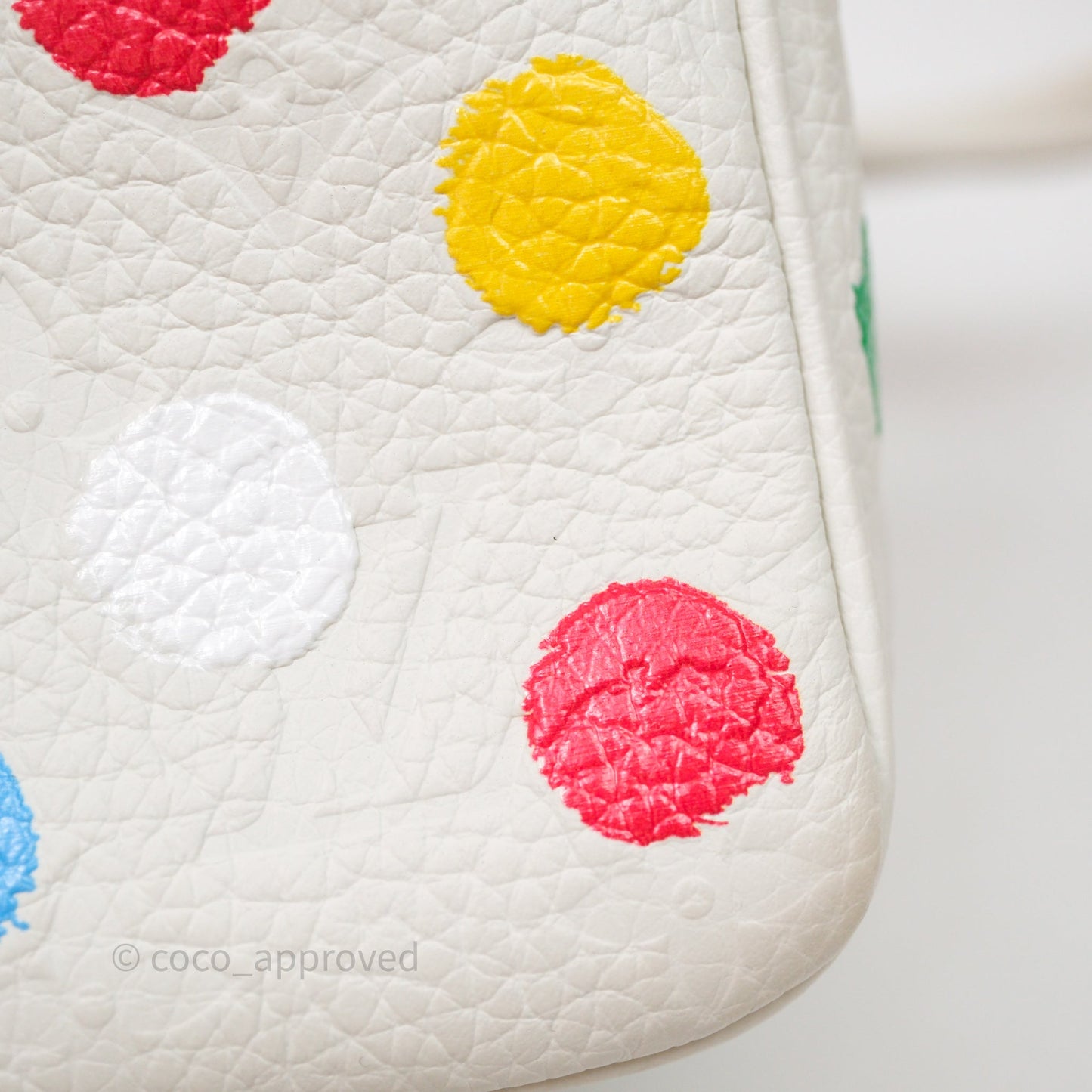 Louis Vuitton x Yayoi Kusama Square With Handle Chain Bag White