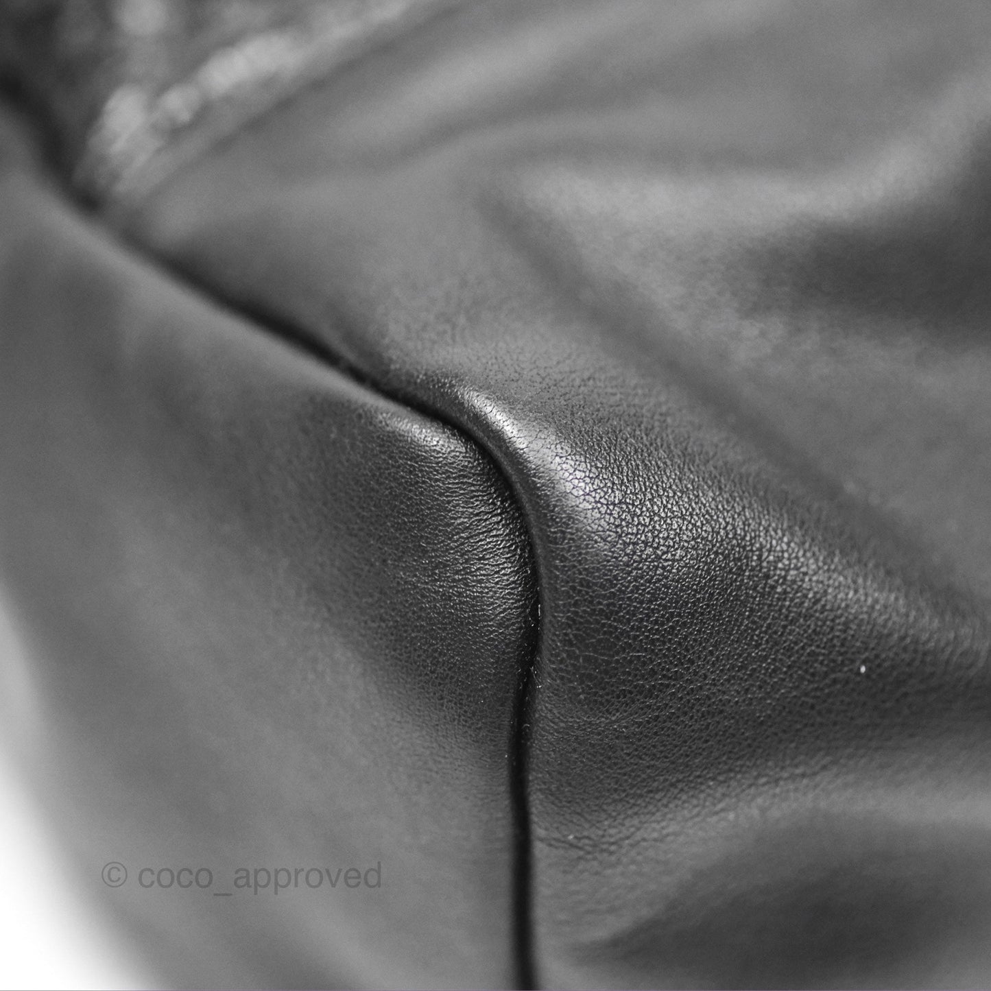 Chanel 31 Large Shopping Bag Black Aged Calfskin