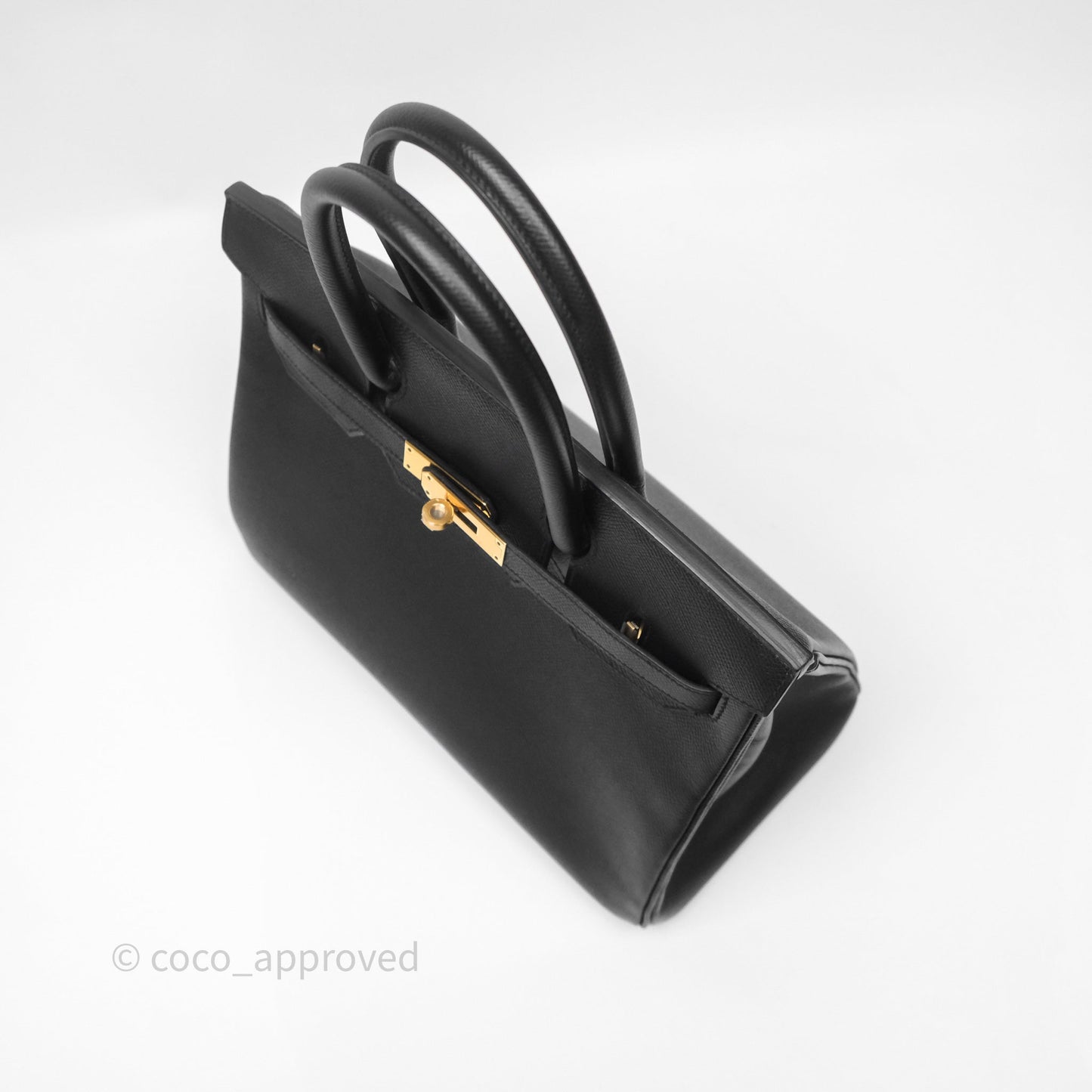 Hermès Birkin 30 Black Noir 89 Epsom Gold Hardware