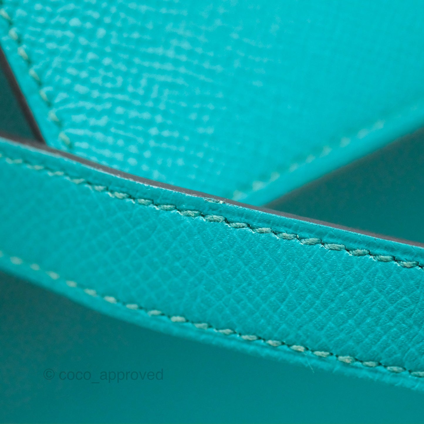Hermès Sellier Kelly 28 Bleu Paon Epsom Gold Hardware