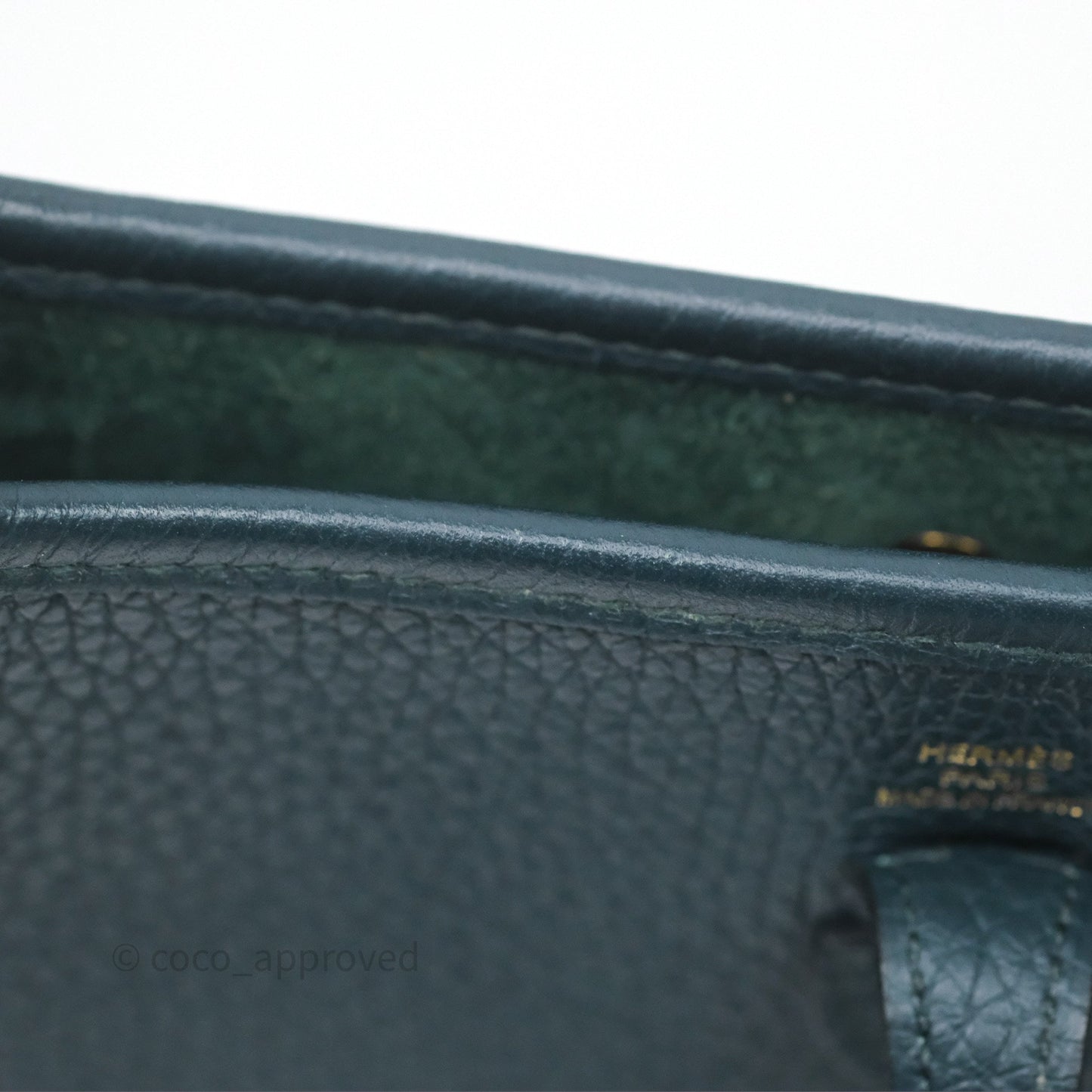 Hermès Mini Evelyne 16 Vert Cypres 6O Clemence Gold Hardware