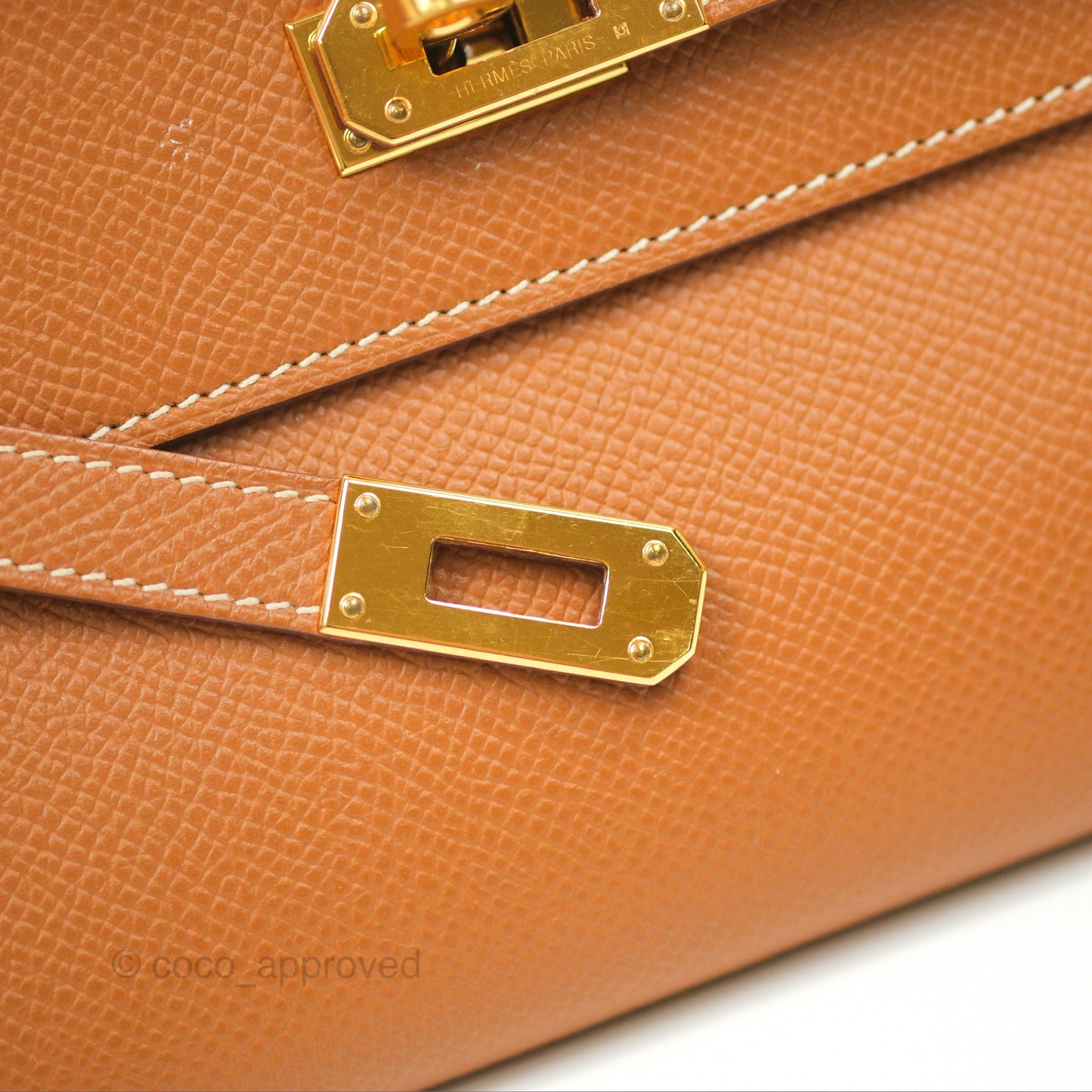 Hermès Kelly To Go Wallet Gold Epsom Gold Hardware