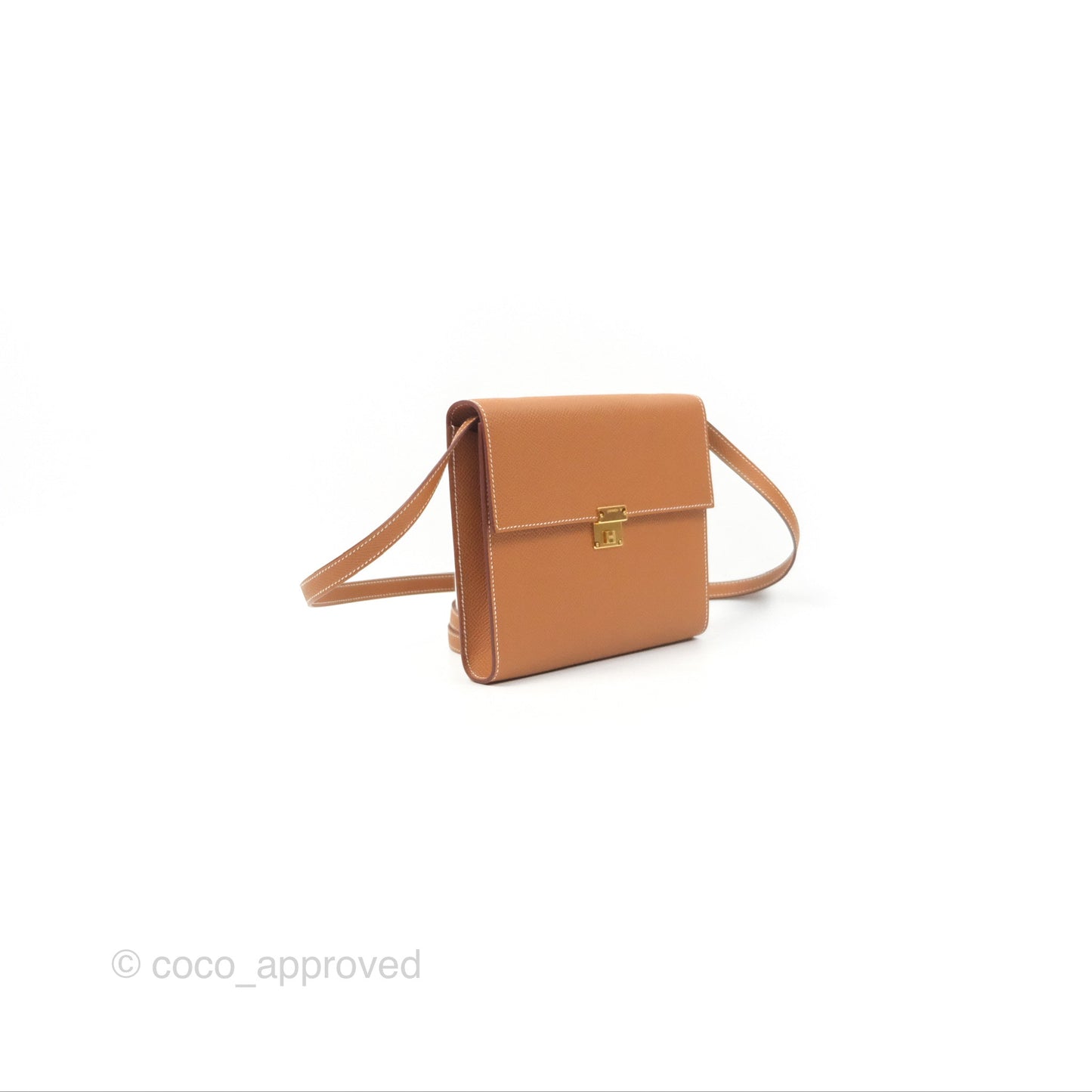 Hermès Clic 16 Wallet On Chain Gold Epsom Gold Hardware