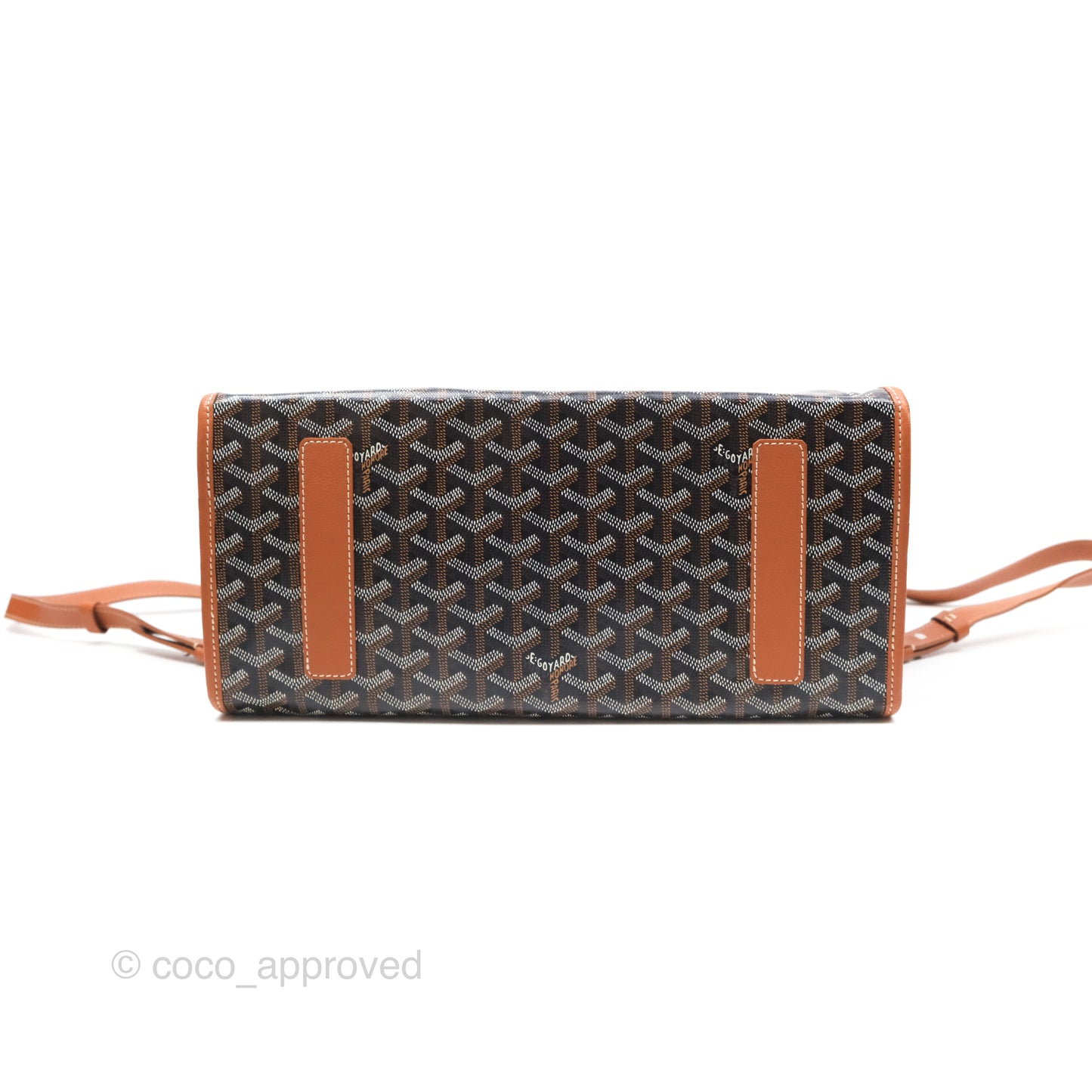 Goyard Saint Léger Backpack Black/ Tan