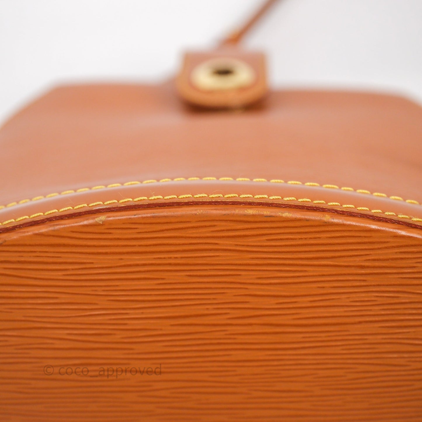 Louis Vuitton Cluny Shoulder Bag Brown Epi