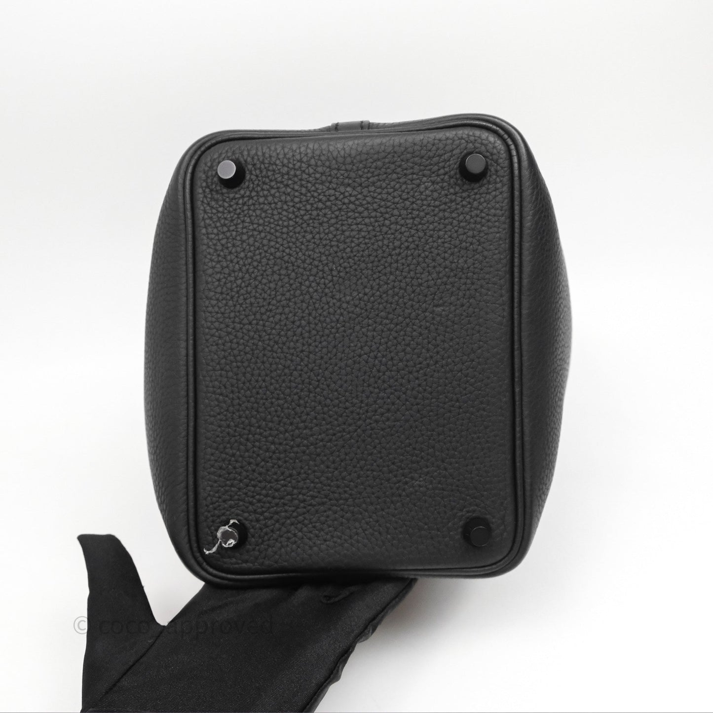 Hermès Picotin 18 Black Noir Clemence So Black Hardware