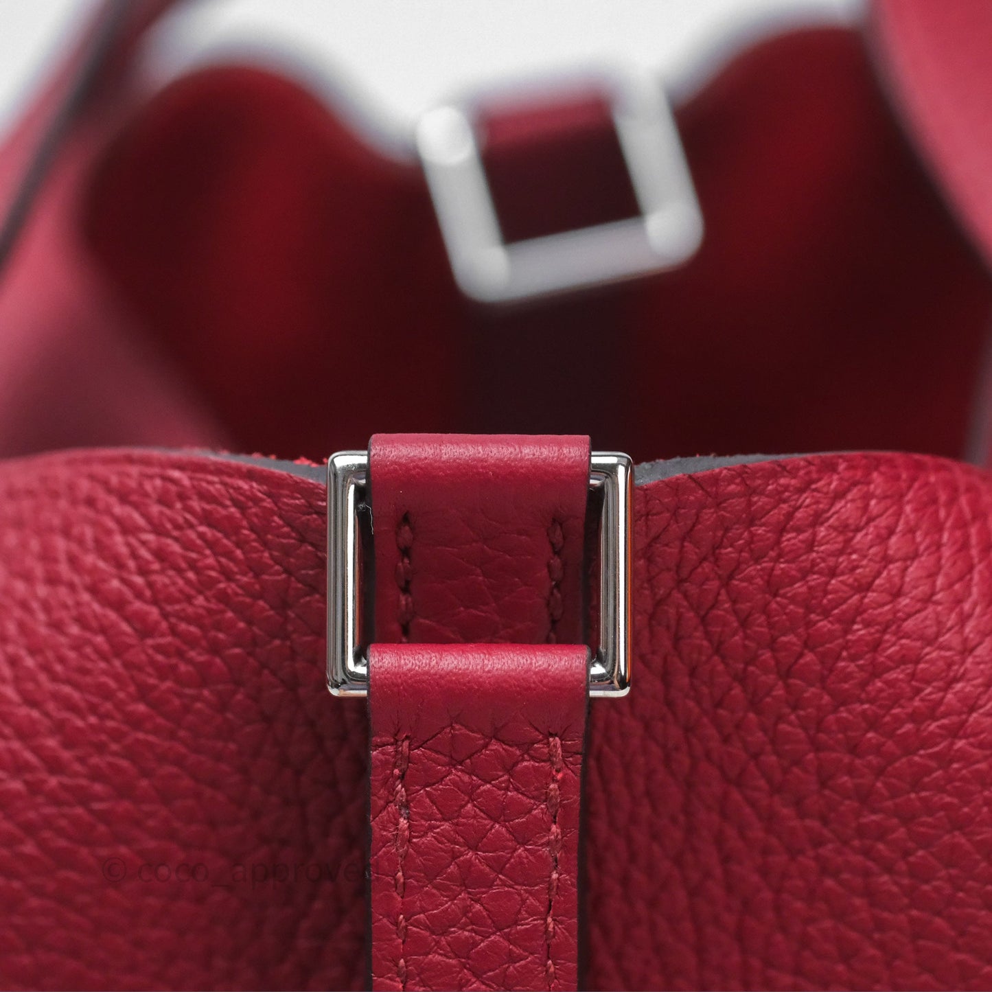 Hermès Picotin Lock 18 Rouge Grenat K1 Clemence Palladium Hardware