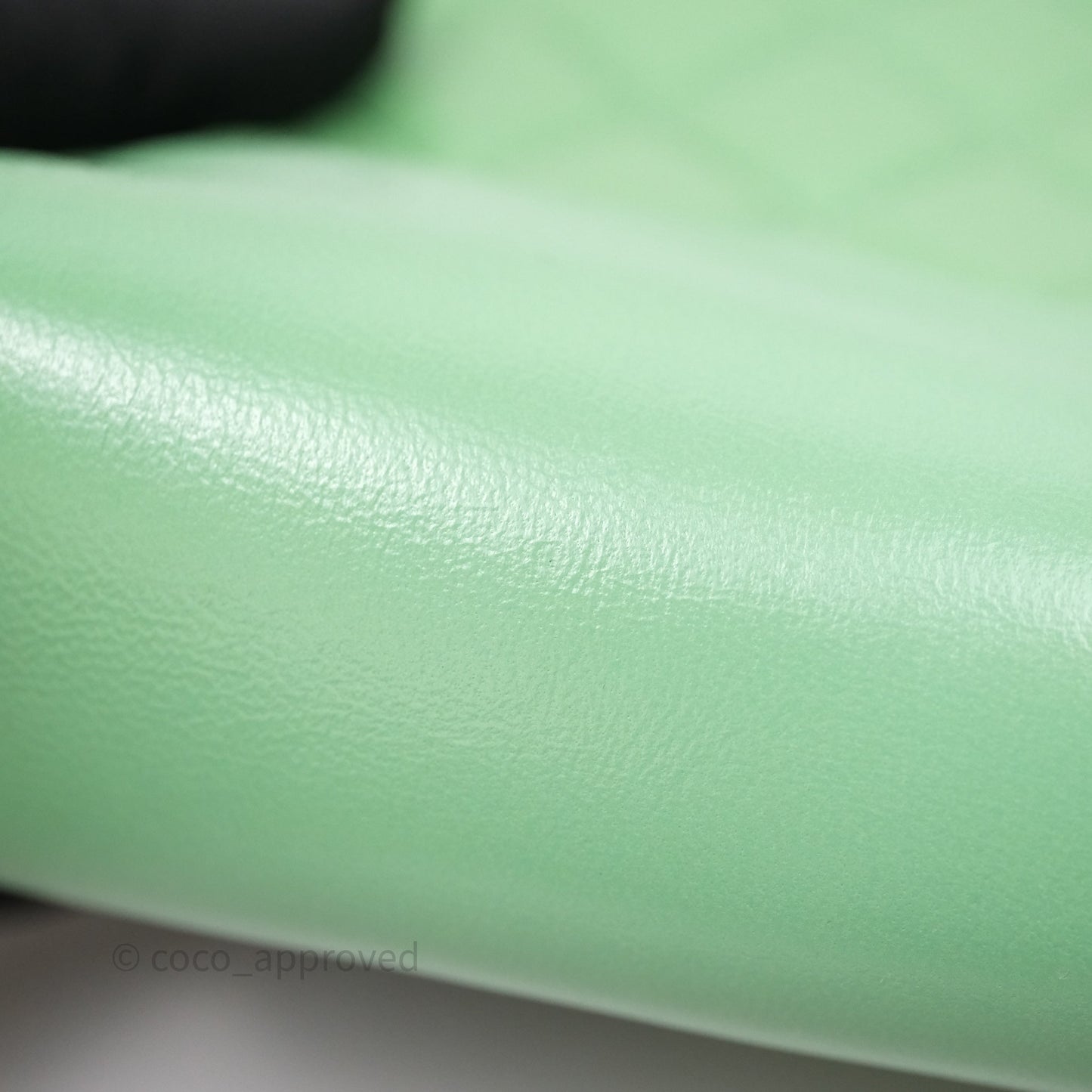 Chanel Mini 31 Green Shiny Lambskin Gold Hardware