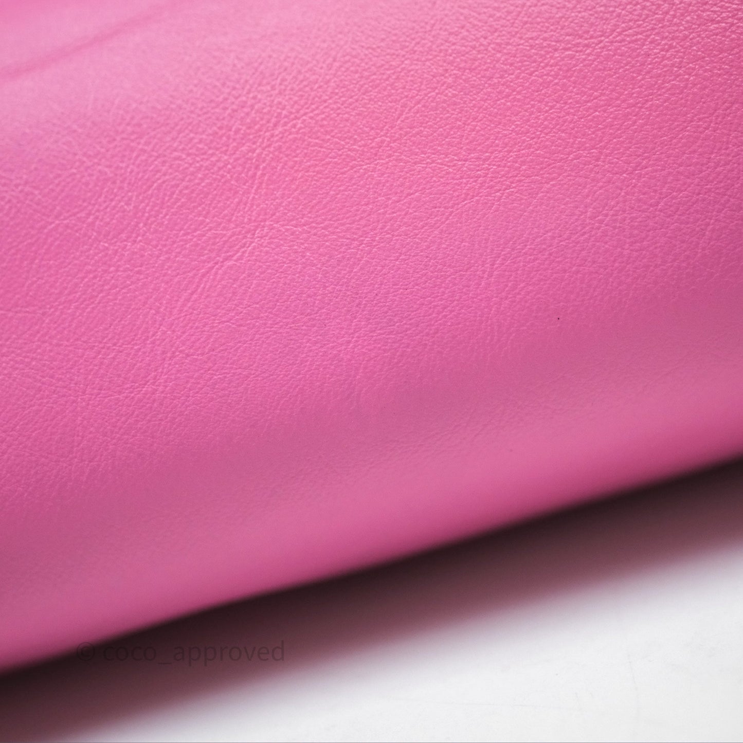 Chanel 31 Large Shopping Bag Leaves Printed Canvas/ Calfskin Pink