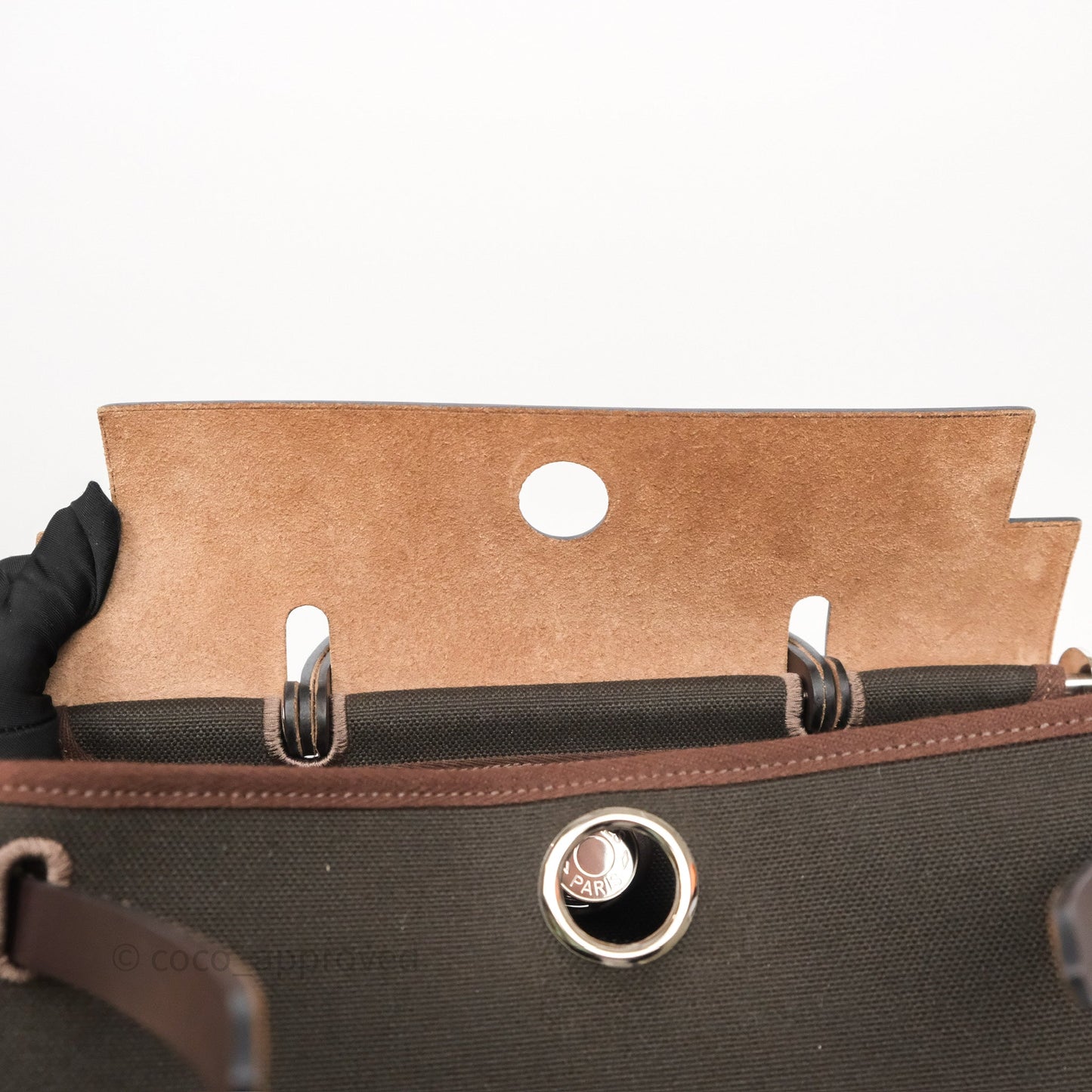 Hermès Herbag Zip 31 Retourne Dark Bronze Ebene Palladium Hardware