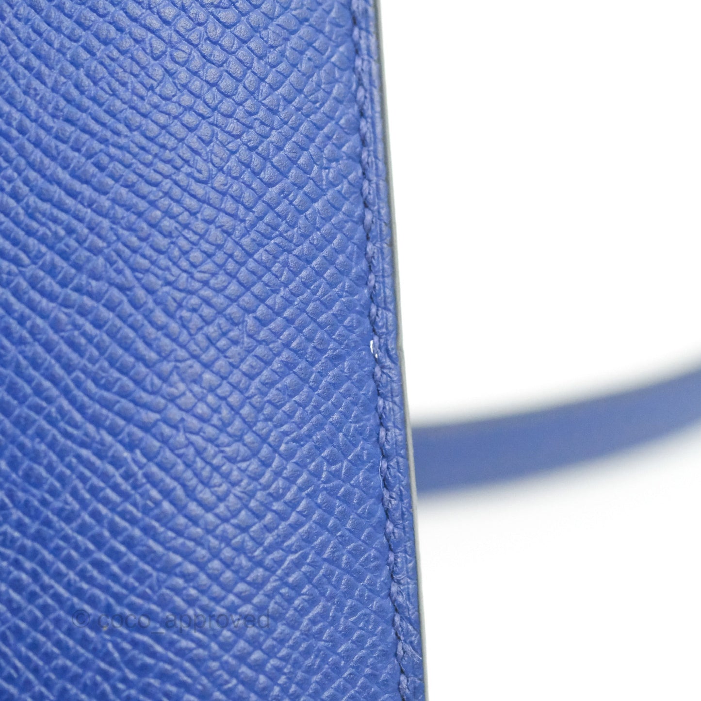 Hermès Constance Mini 18cm Bleu Electric Epsom Gold Hardware