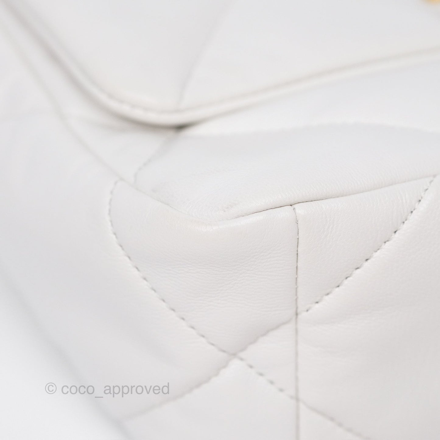 Chanel 19 Small White Mixed Hardware