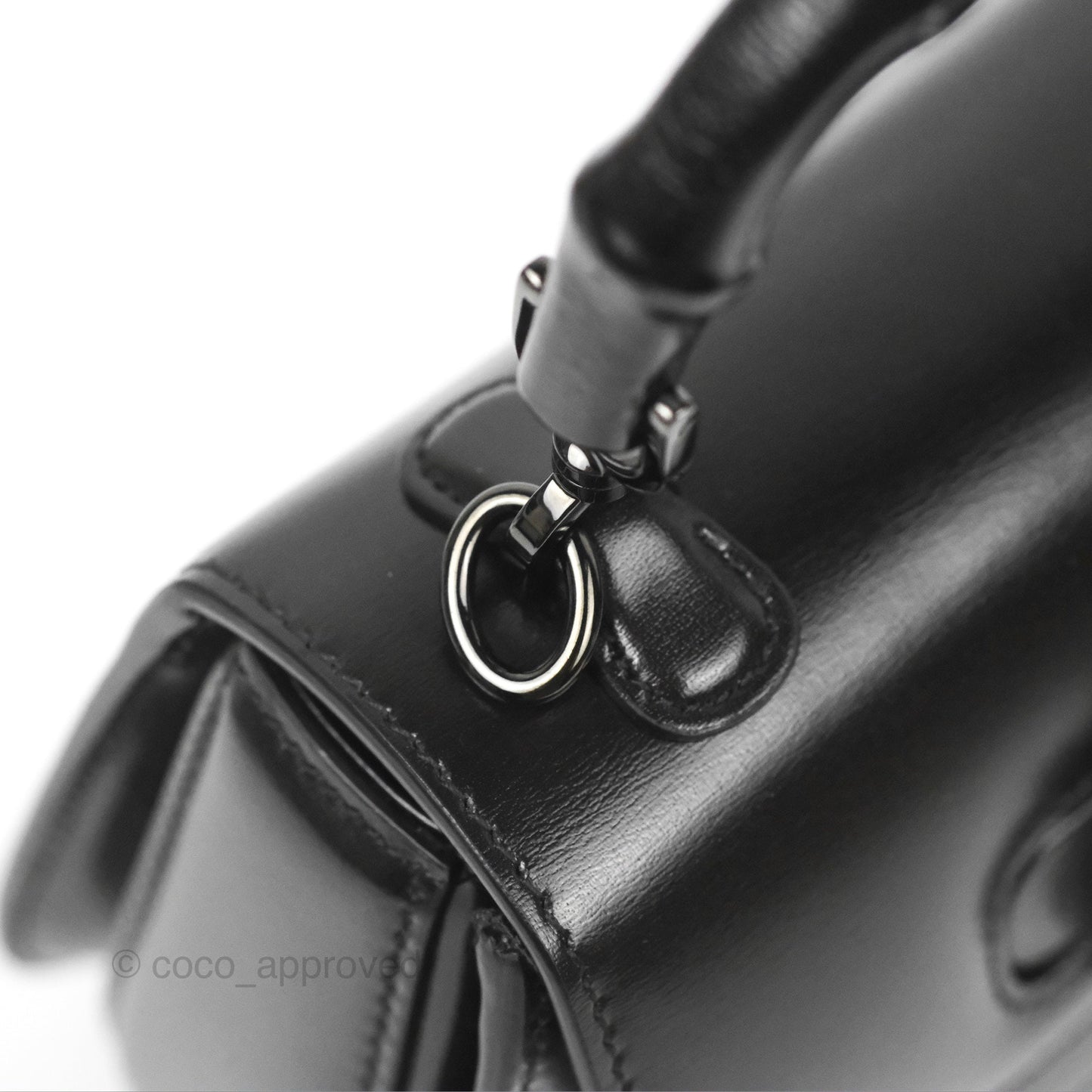 Gucci Bamboo 1947 Mini Top Handle Bag Black
