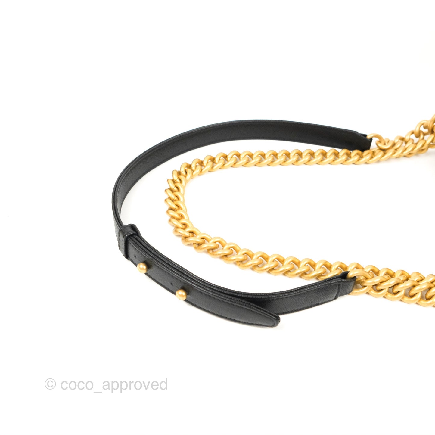 Chanel Small Boy Black Caviar Aged Gold Hardware