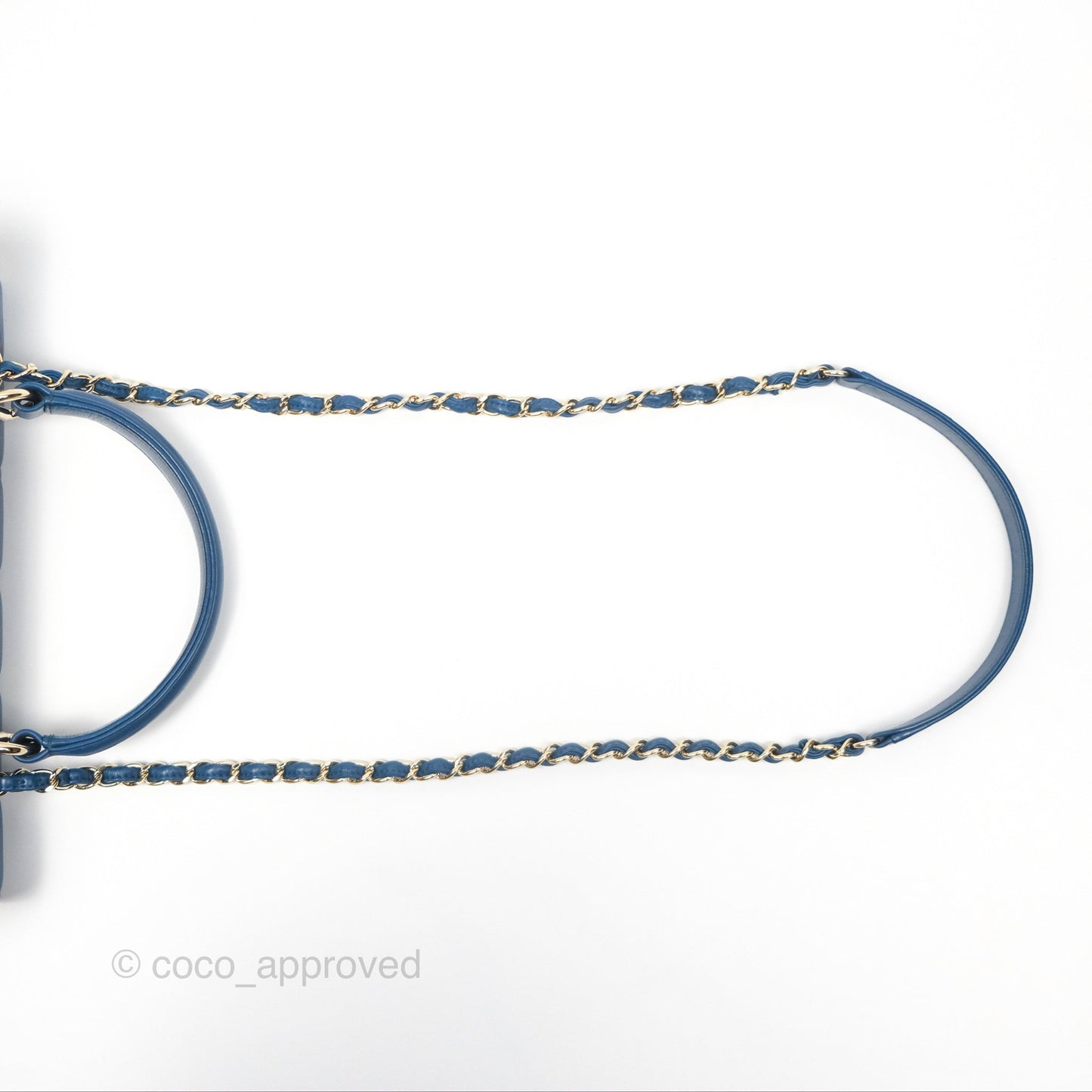 Chanel Medium Trendy CC Navy Blue Lambskin Gold Hardware