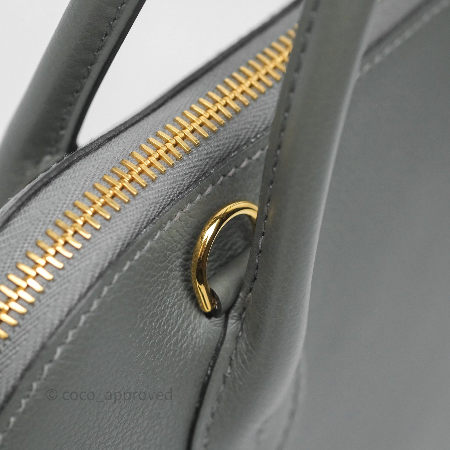 Hermès Bolide 1923 25 Gris Meyer 0L Evercolor Gold Hardware